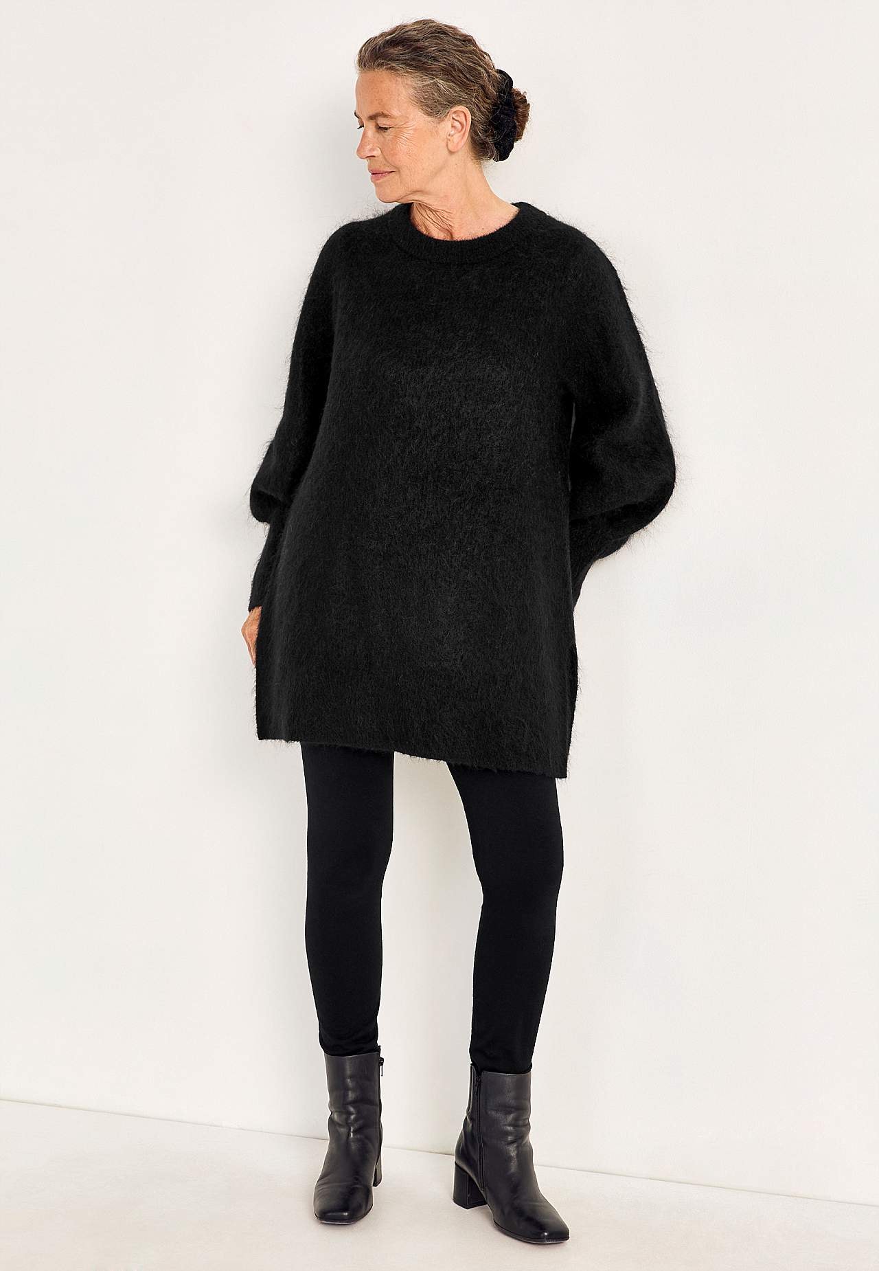 Tuniek Premium van mohair- en wolmix