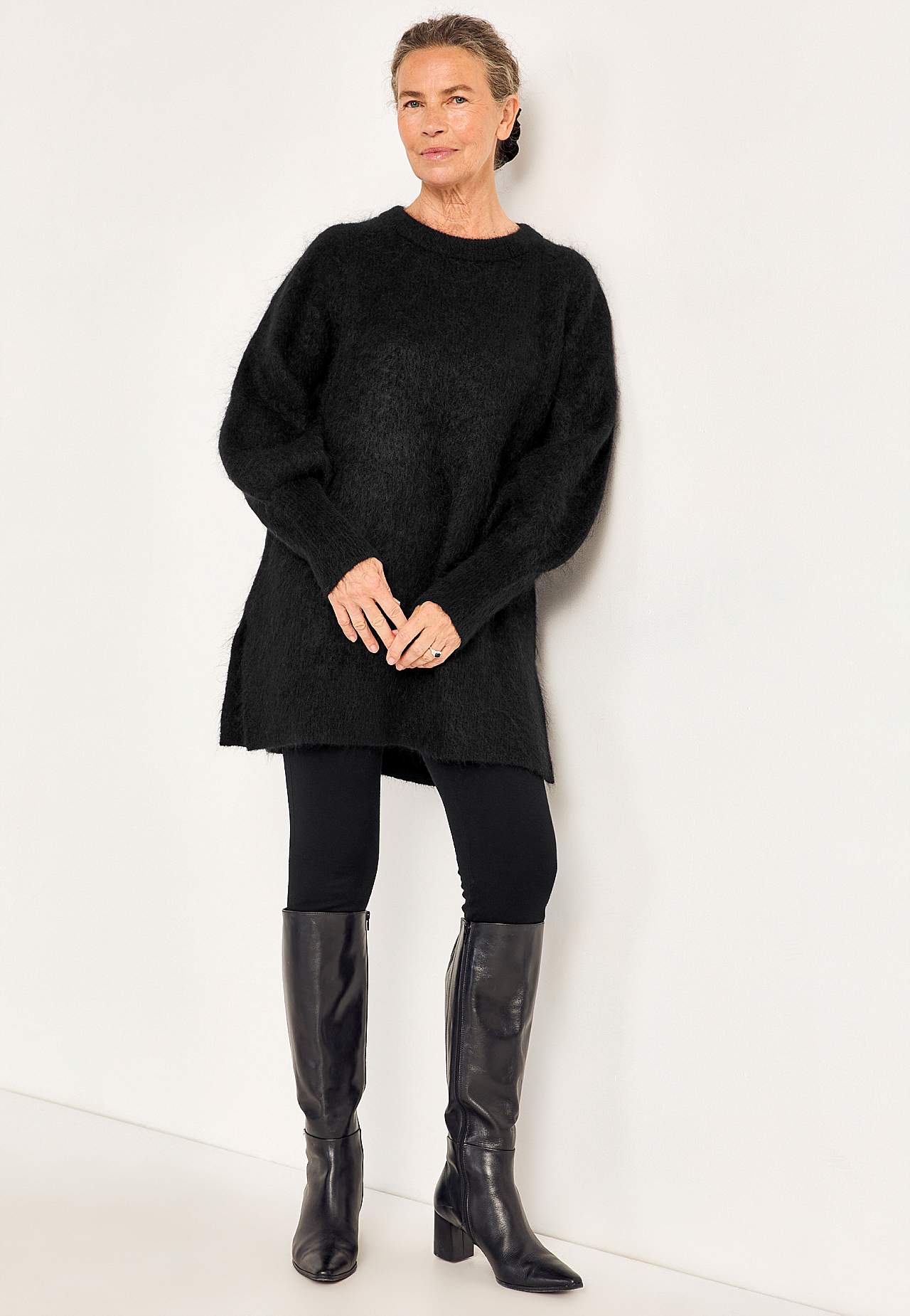 Tuniek Premium van mohair- en wolmix