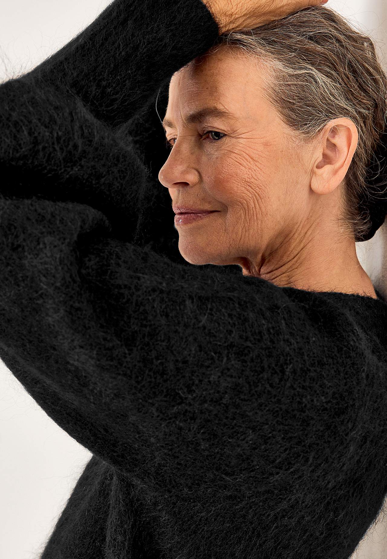 Tuniek Premium van mohair- en wolmix