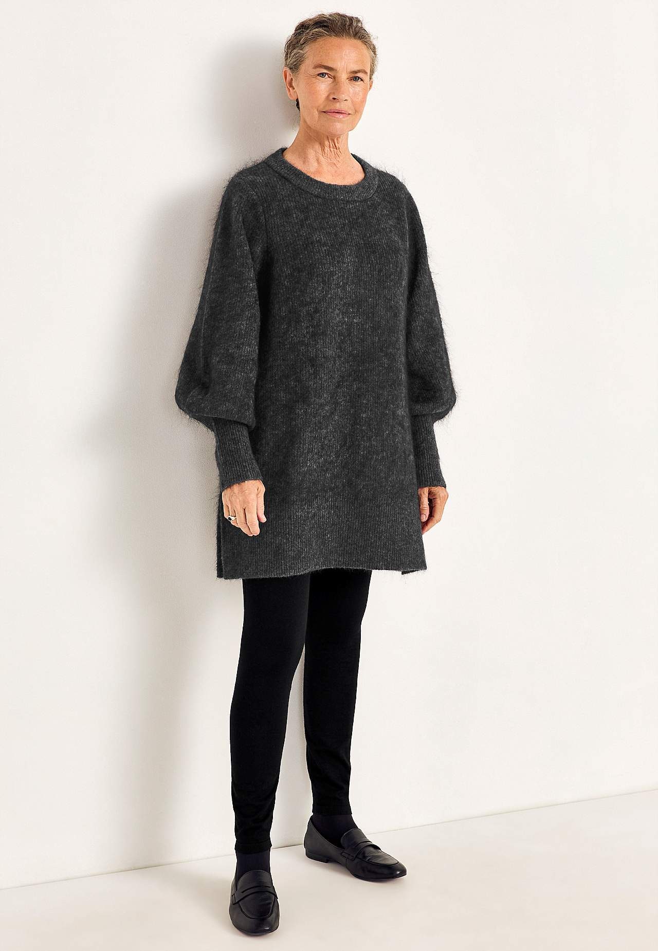 Tuniek Premium van mohair- en wolmix