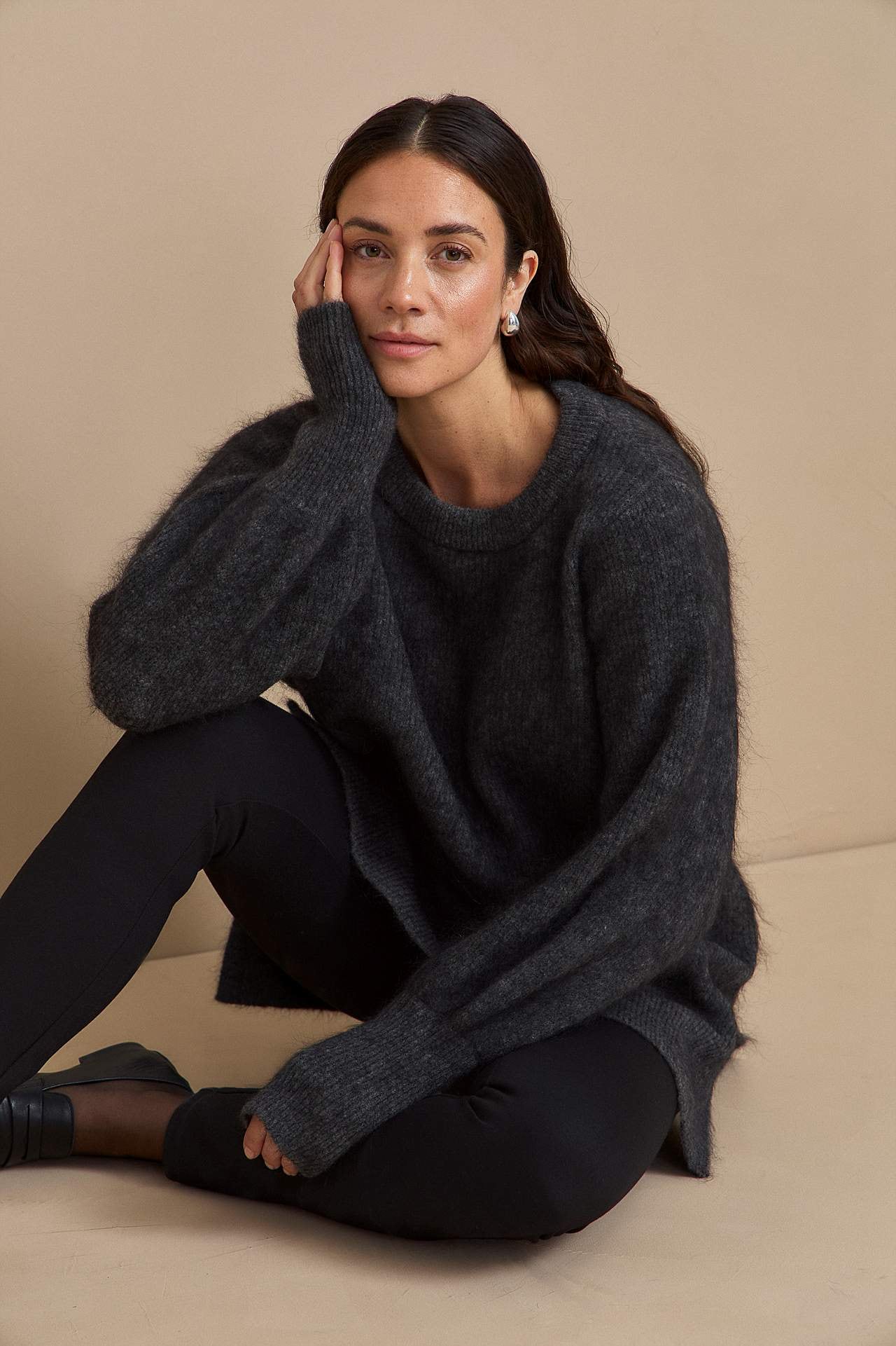 Tuniek Premium van mohair- en wolmix