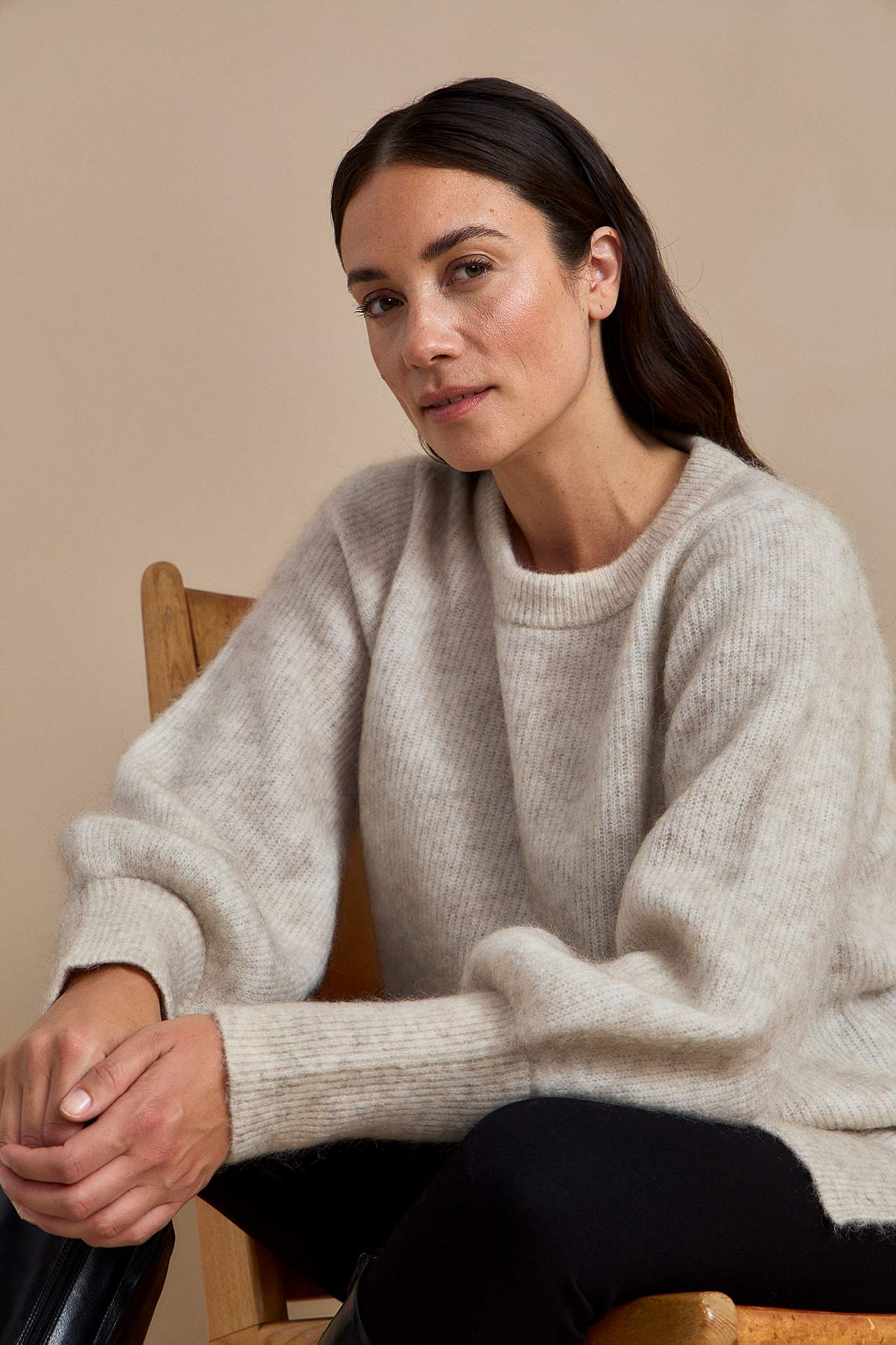 Tuniek Premium van mohair- en wolmix