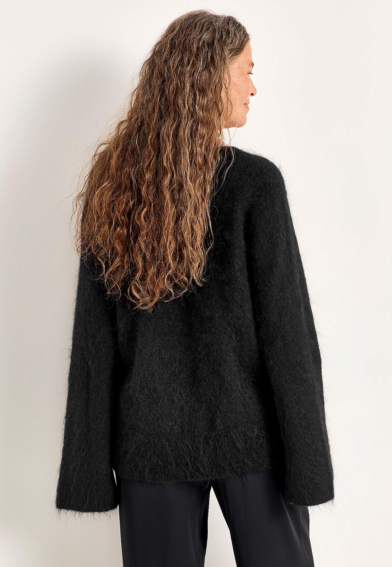 Trui Premium van mohair- en wolmix