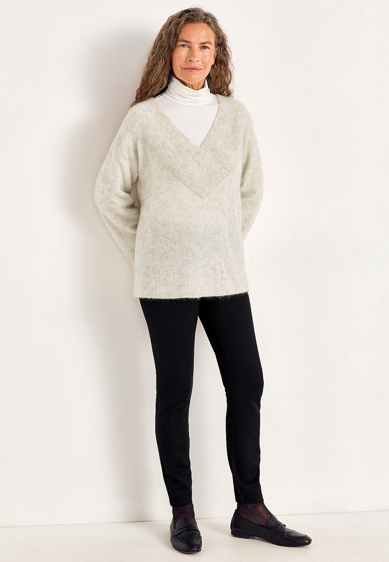 Trui Premium van mohair- en wolmix