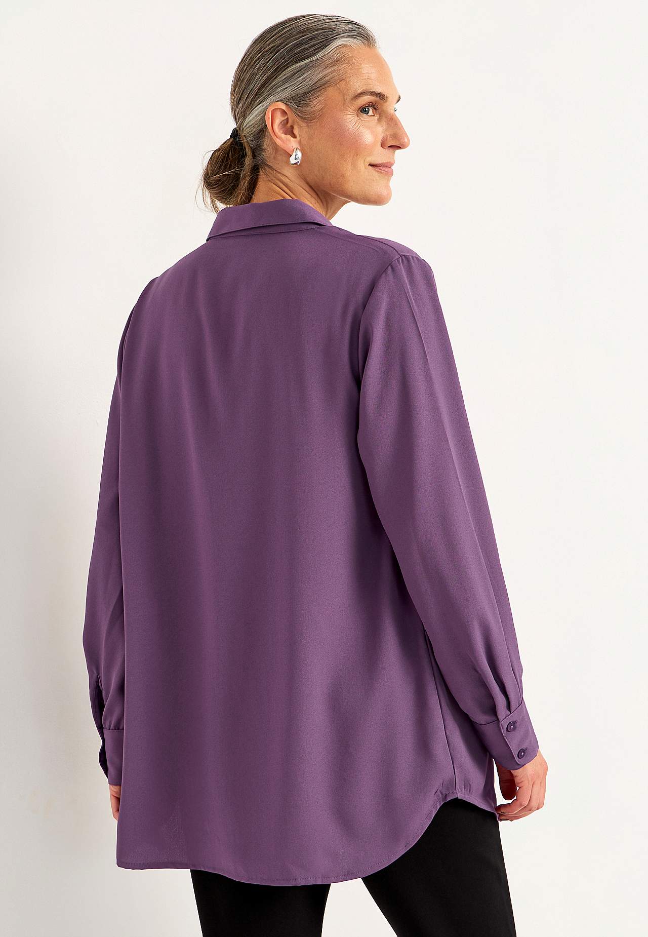 Gevlochten lang shirt