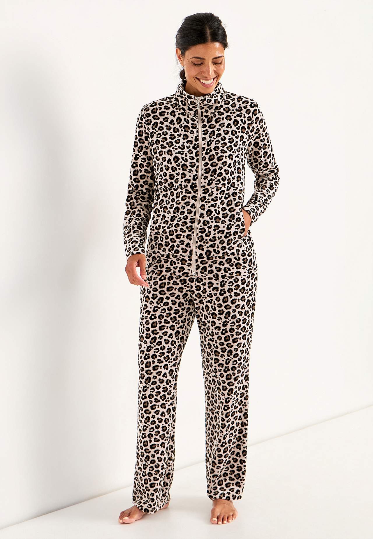 Velours jack met rits Wilma