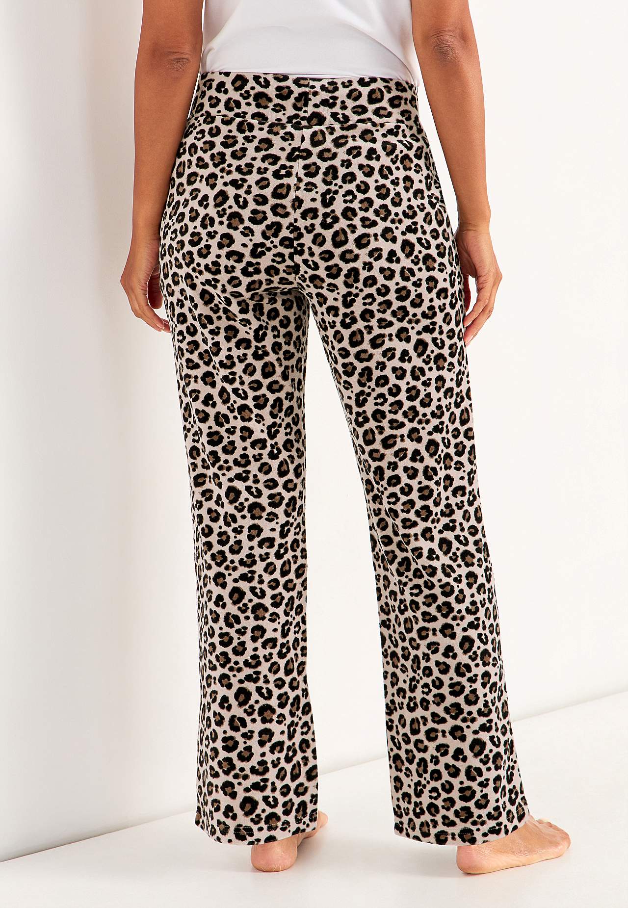 Wijde fluwelen broek Wilma