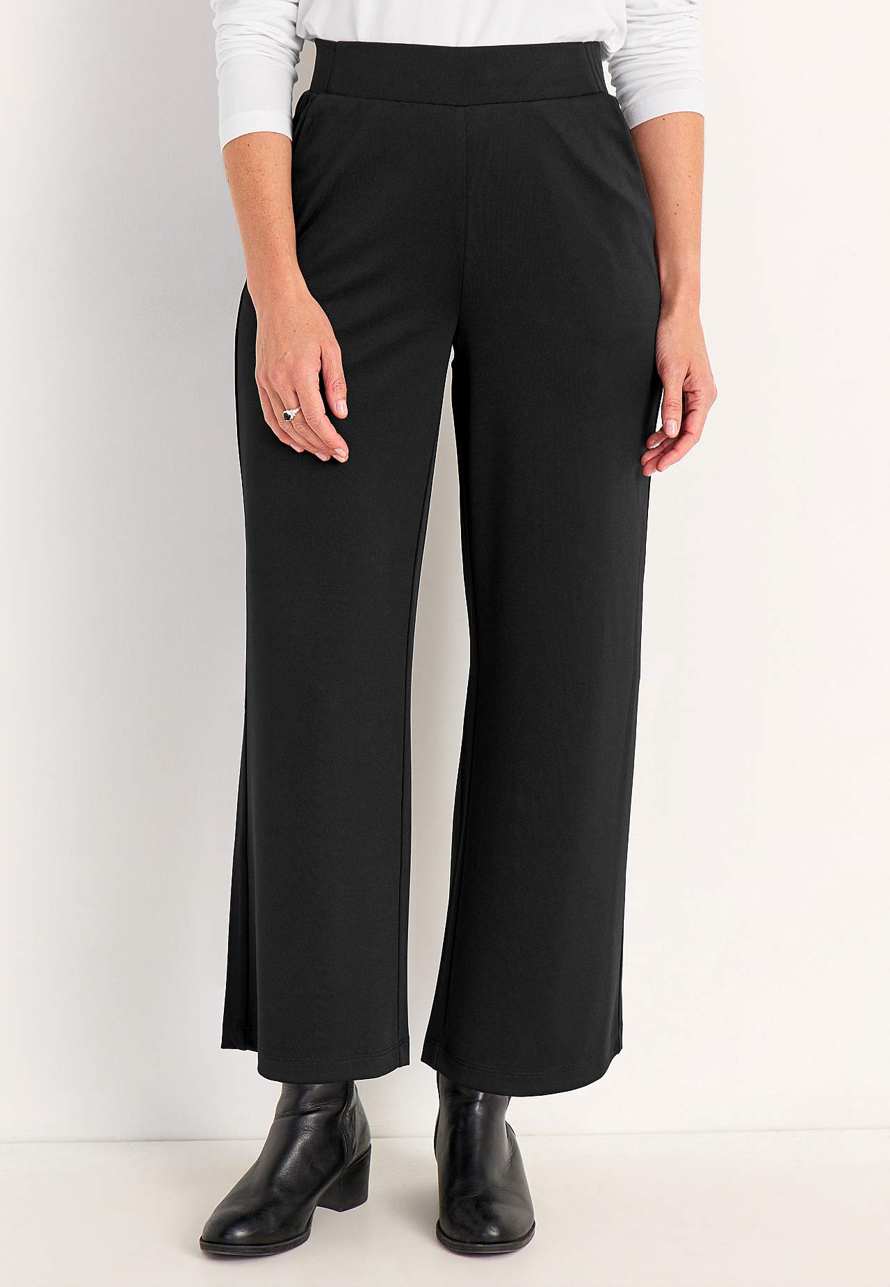 Jersey broek met enkel lengte
