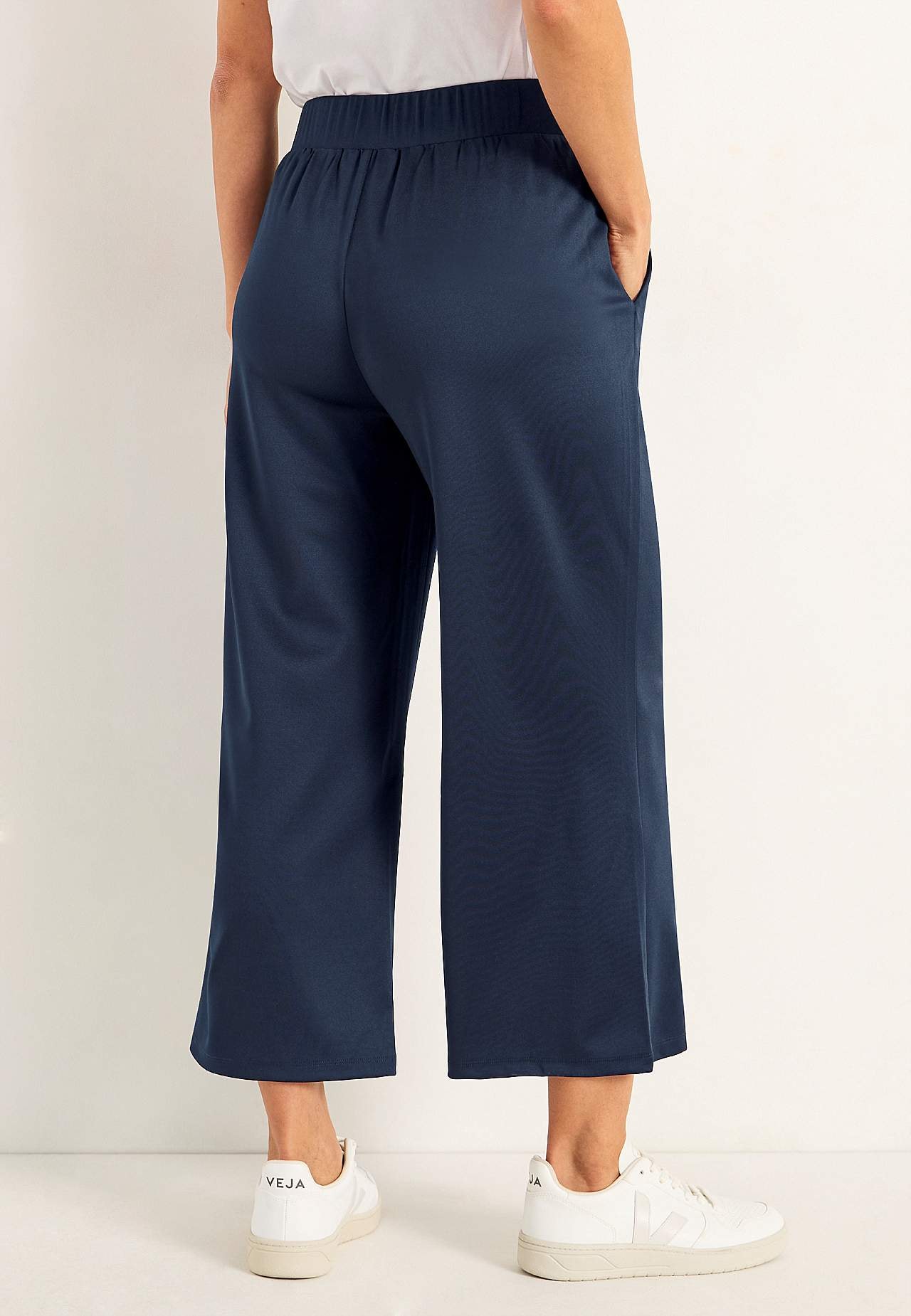 Jersey broek met enkel lengte