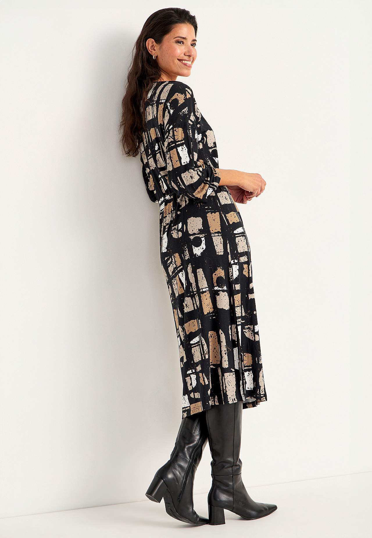 Jerseyjurk met zelfbindende riem