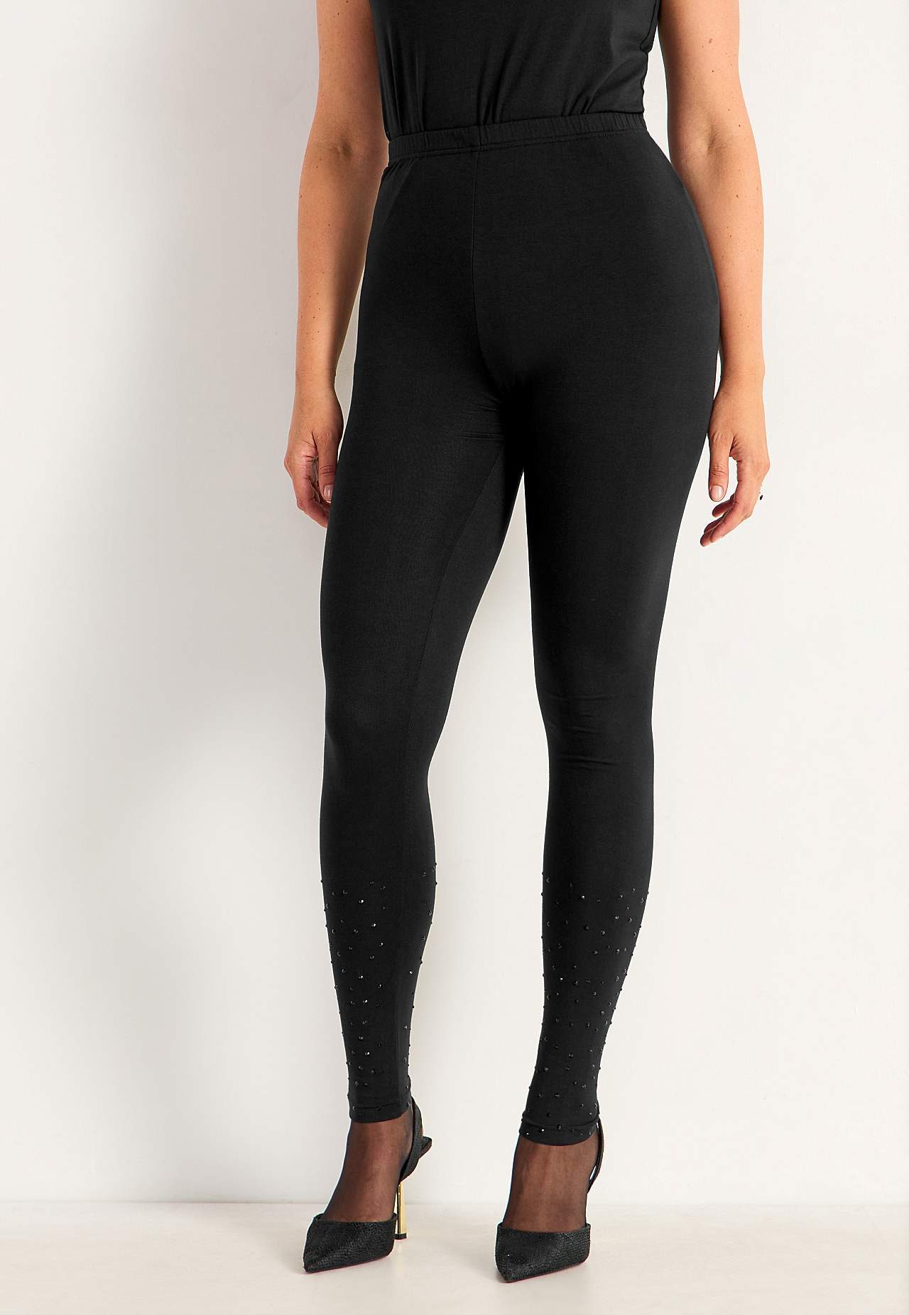 Legging met glitter details