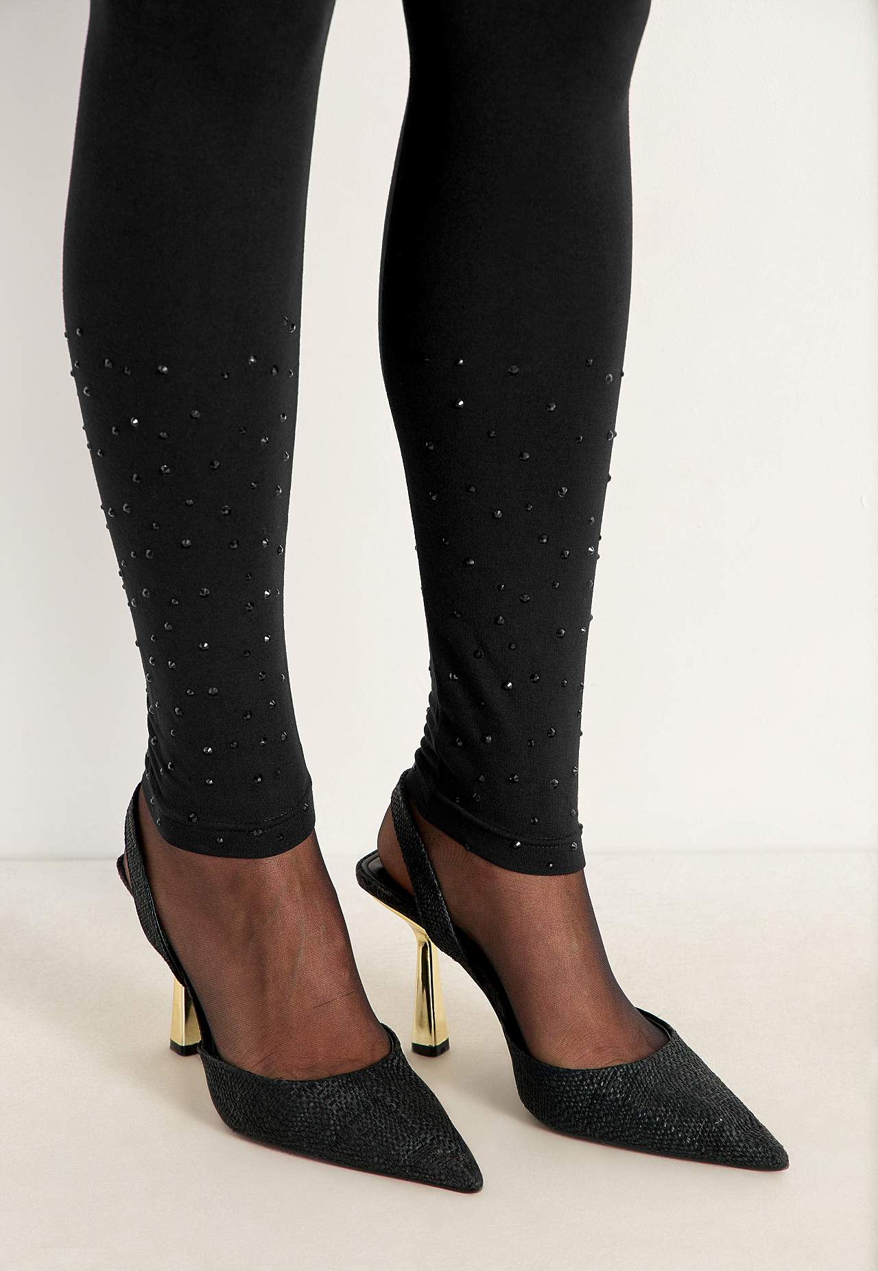 Legging met glitter details