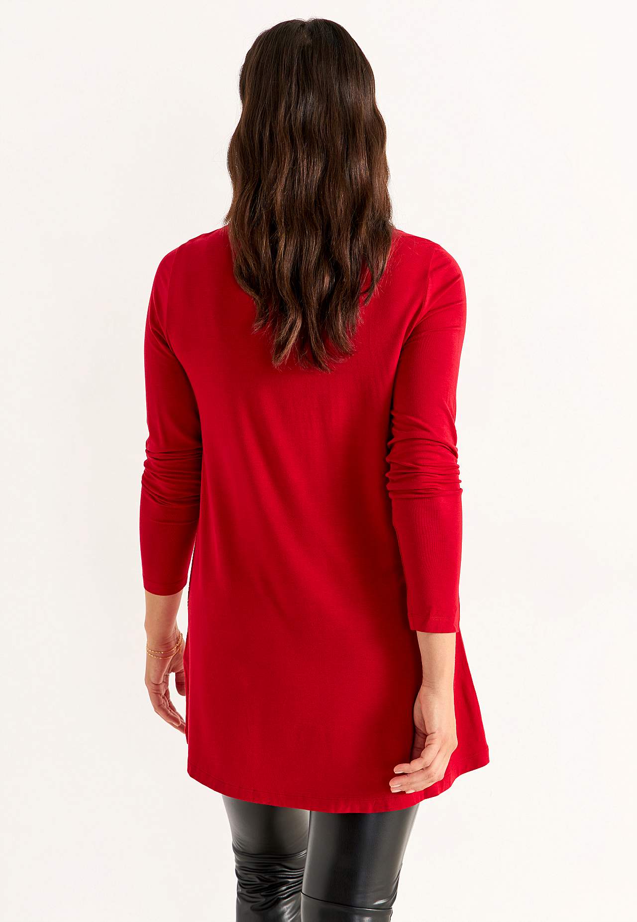 Jersey tuniek met kerstmotief