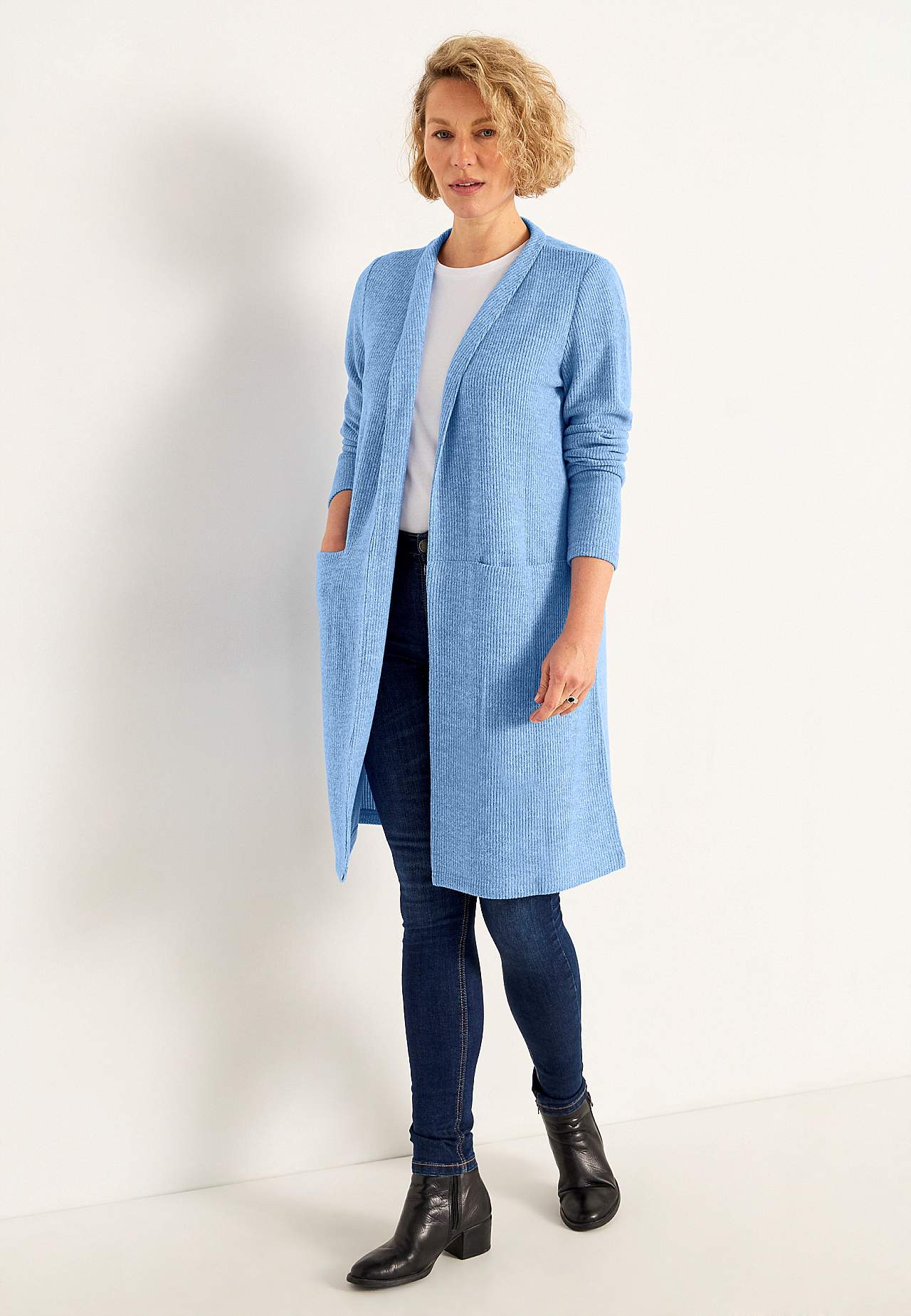Super zachte cardigan met zakken