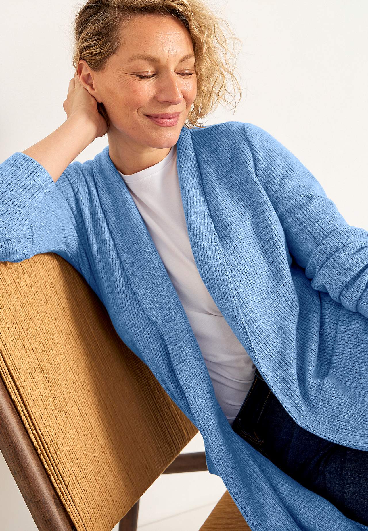 Super zachte cardigan met zakken