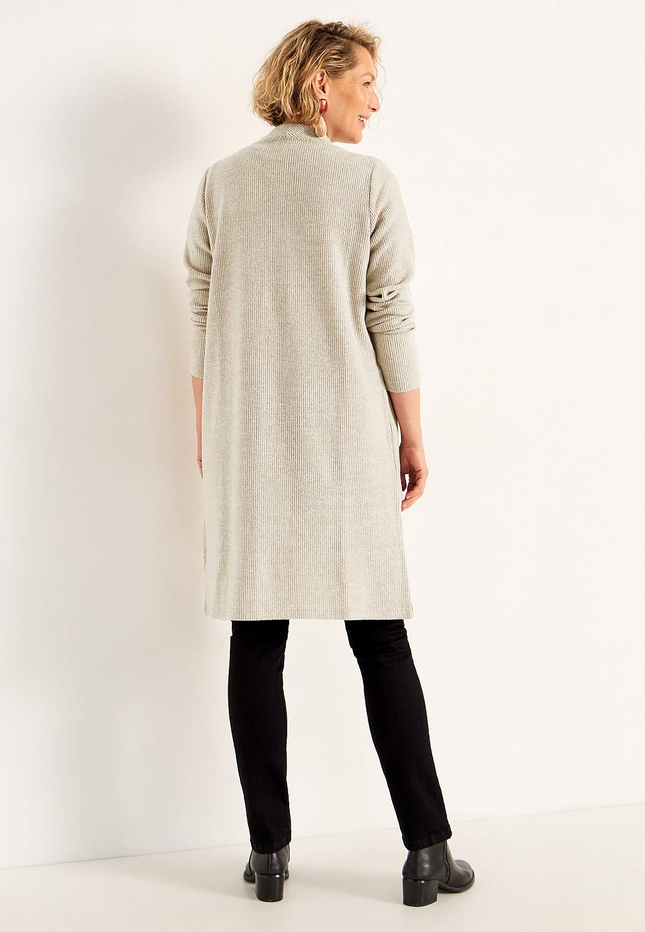 Super zachte cardigan met zakken