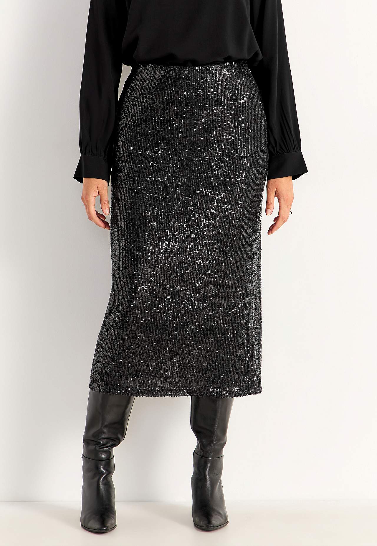 Luxe rok met lovertjes