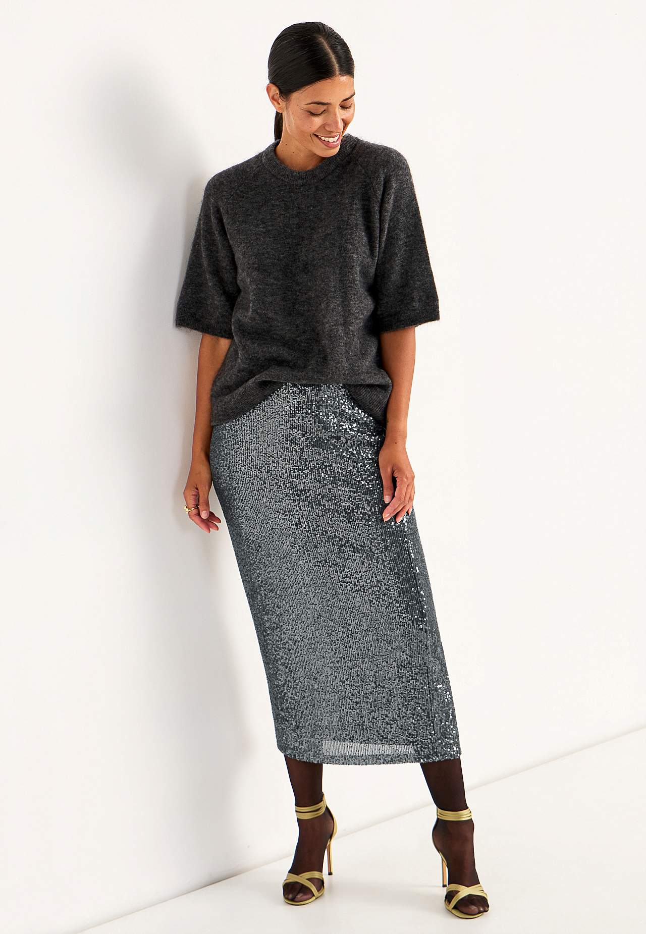 Luxe rok met lovertjes