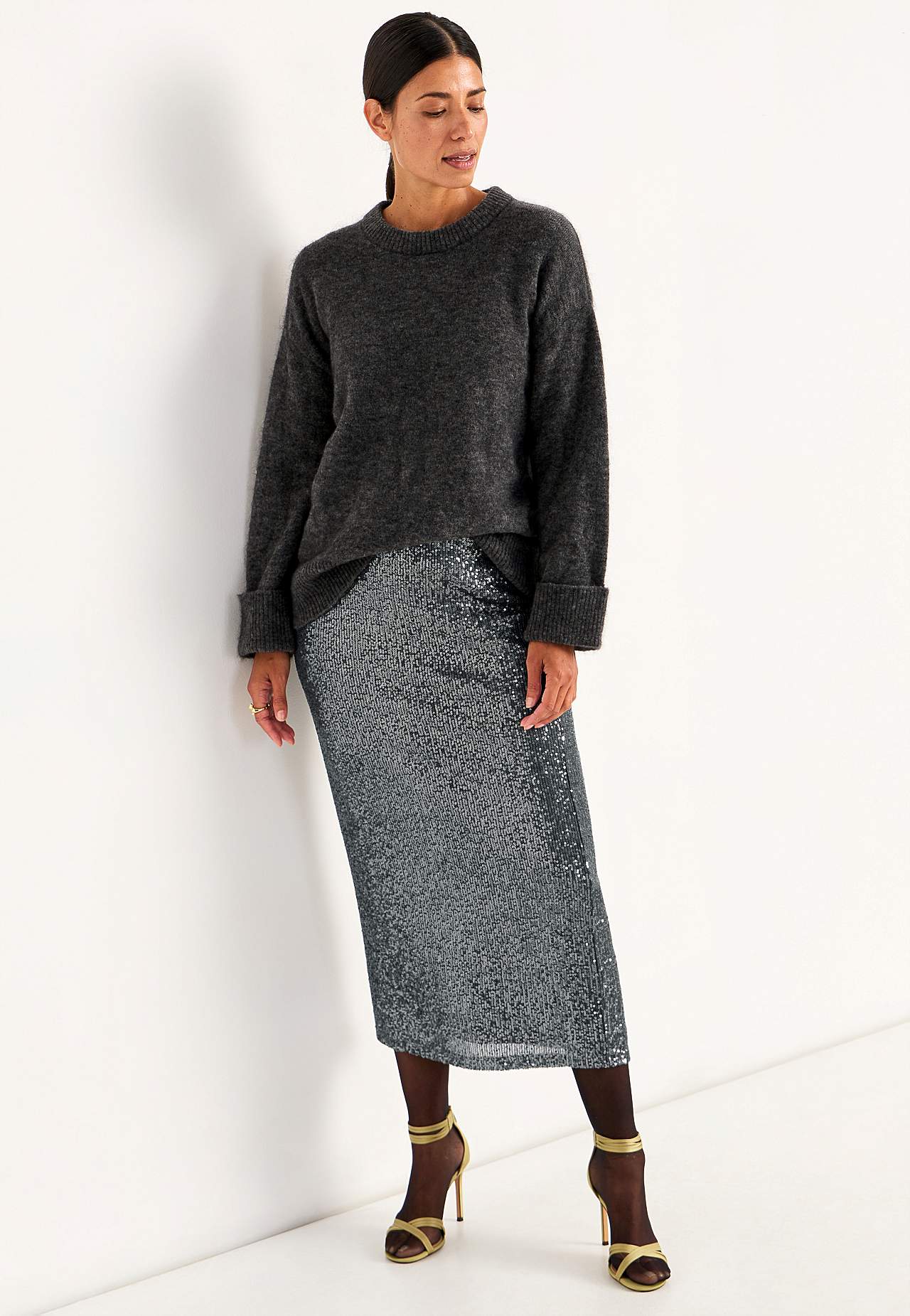 Luxe rok met lovertjes