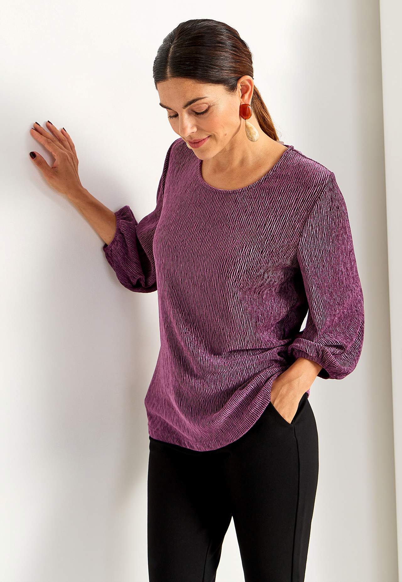 Feesttopje van velvet