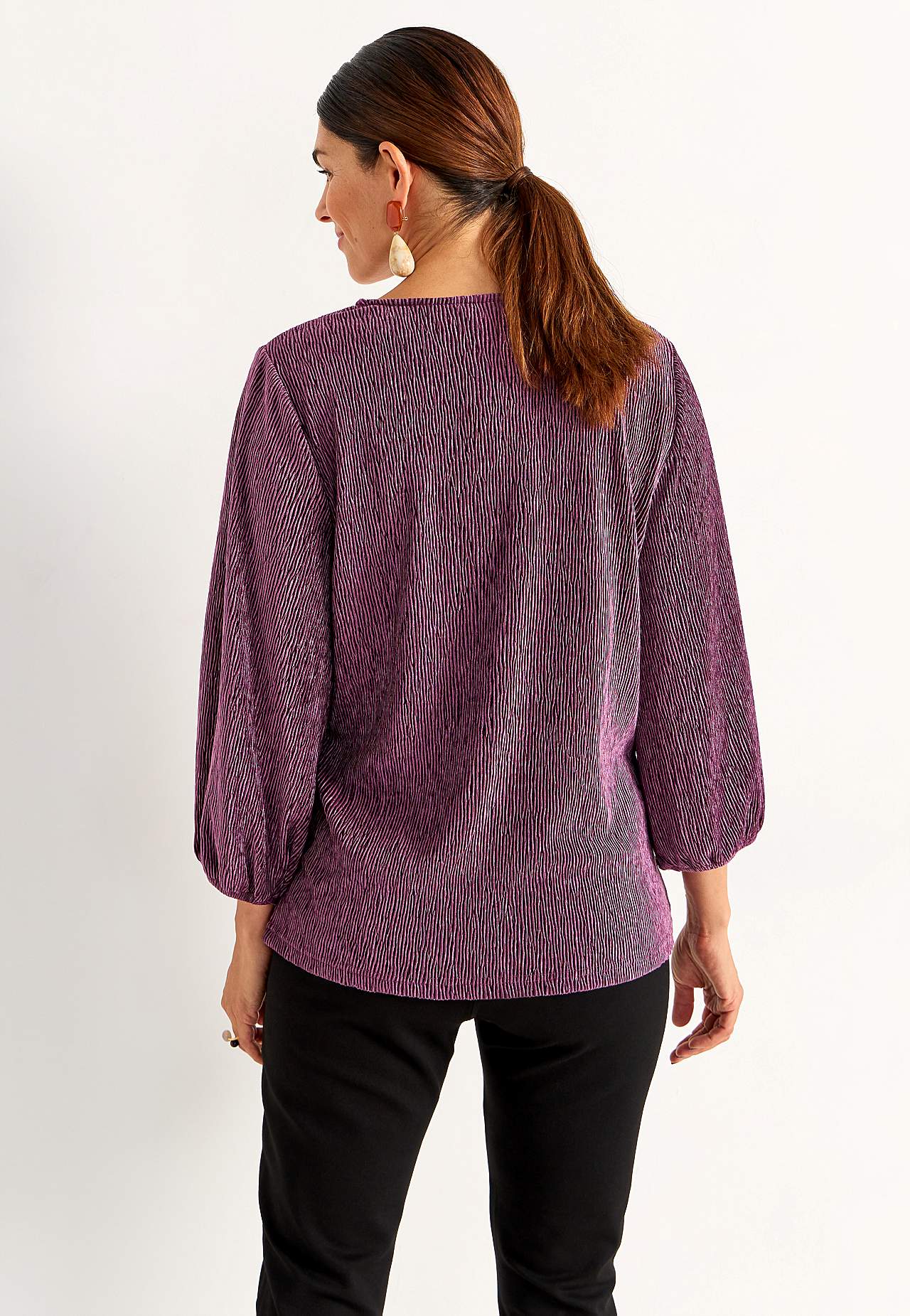 Feesttopje van velvet