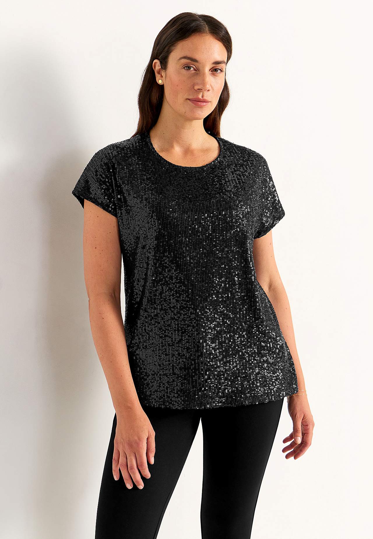 Luxe topje met pailletten