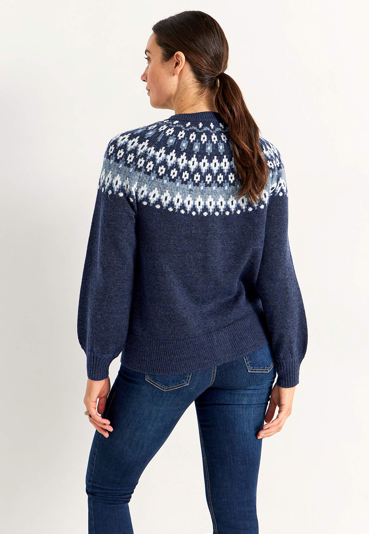 Cardigan met een jacquard patroon