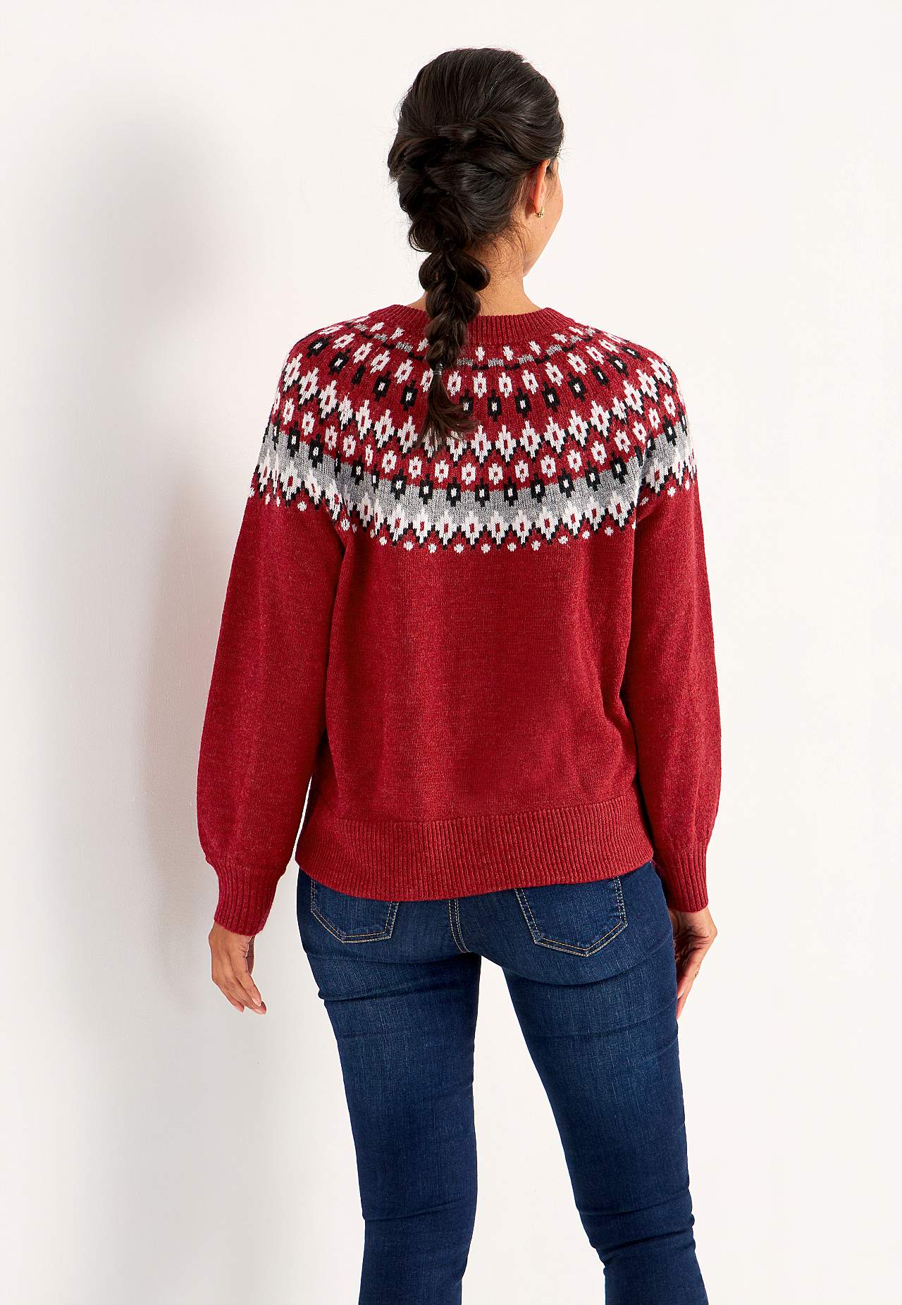 Cardigan met een jacquard patroon