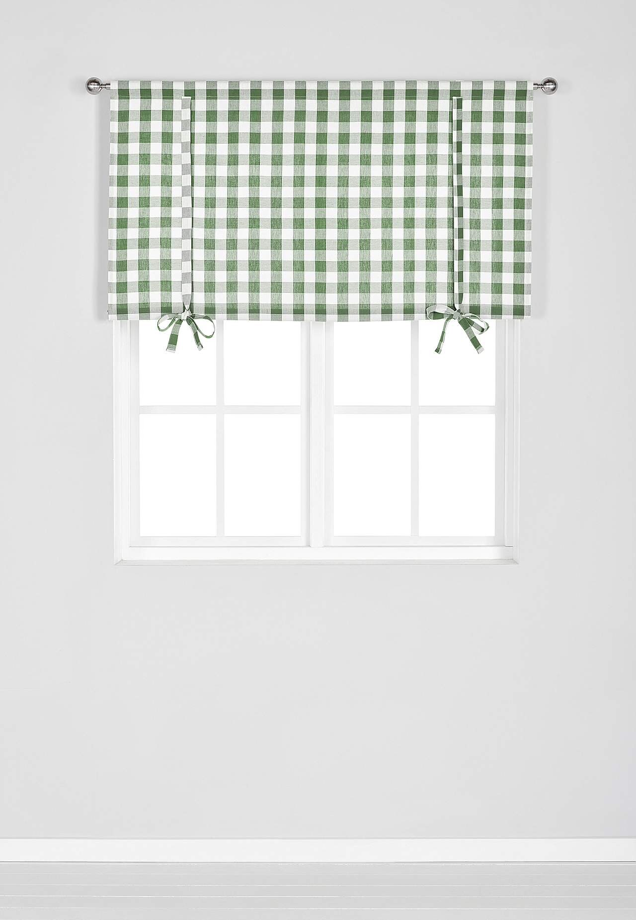 Gevlochten en geruit vouwgordijn