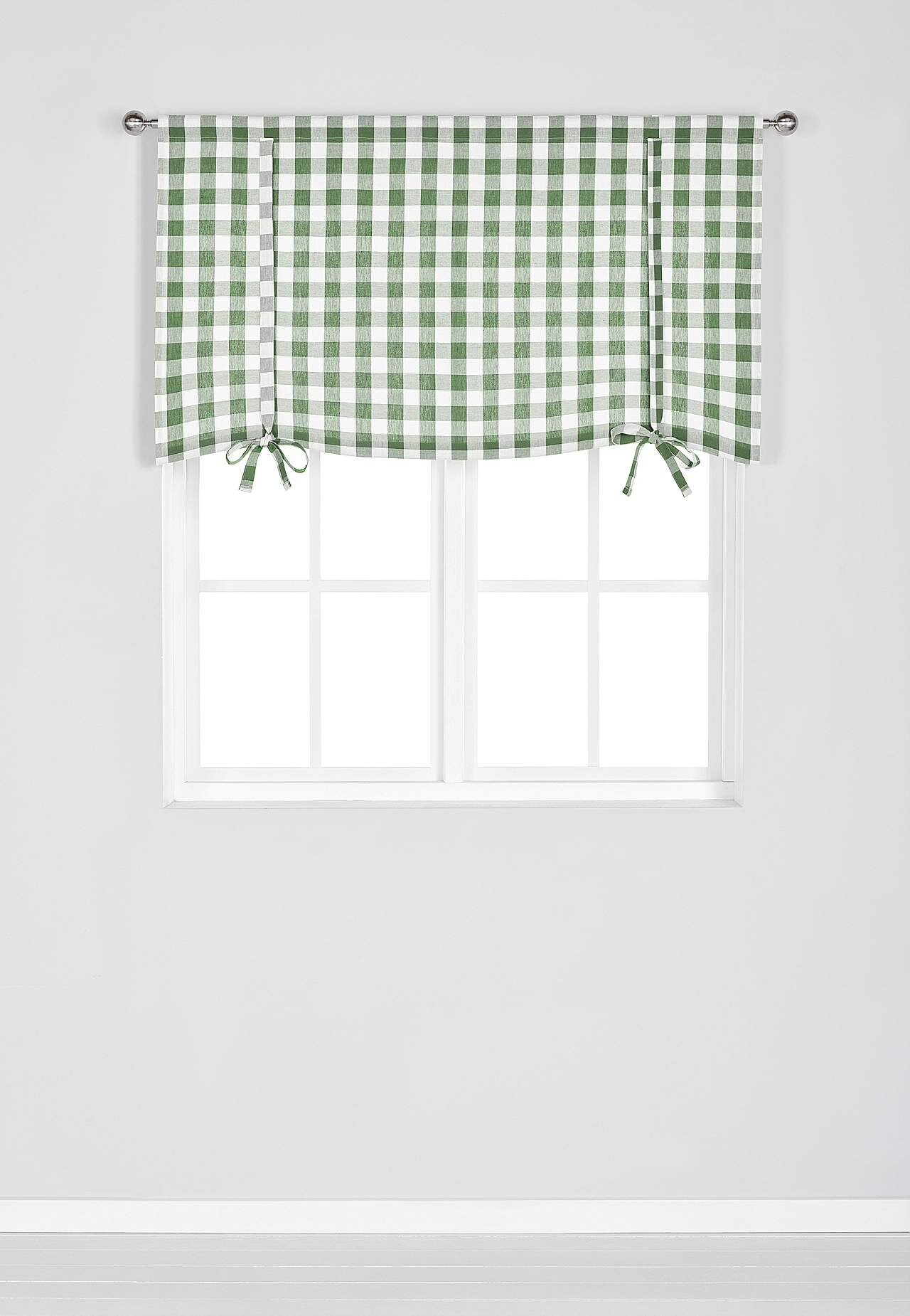 Gevlochten en geruit vouwgordijn