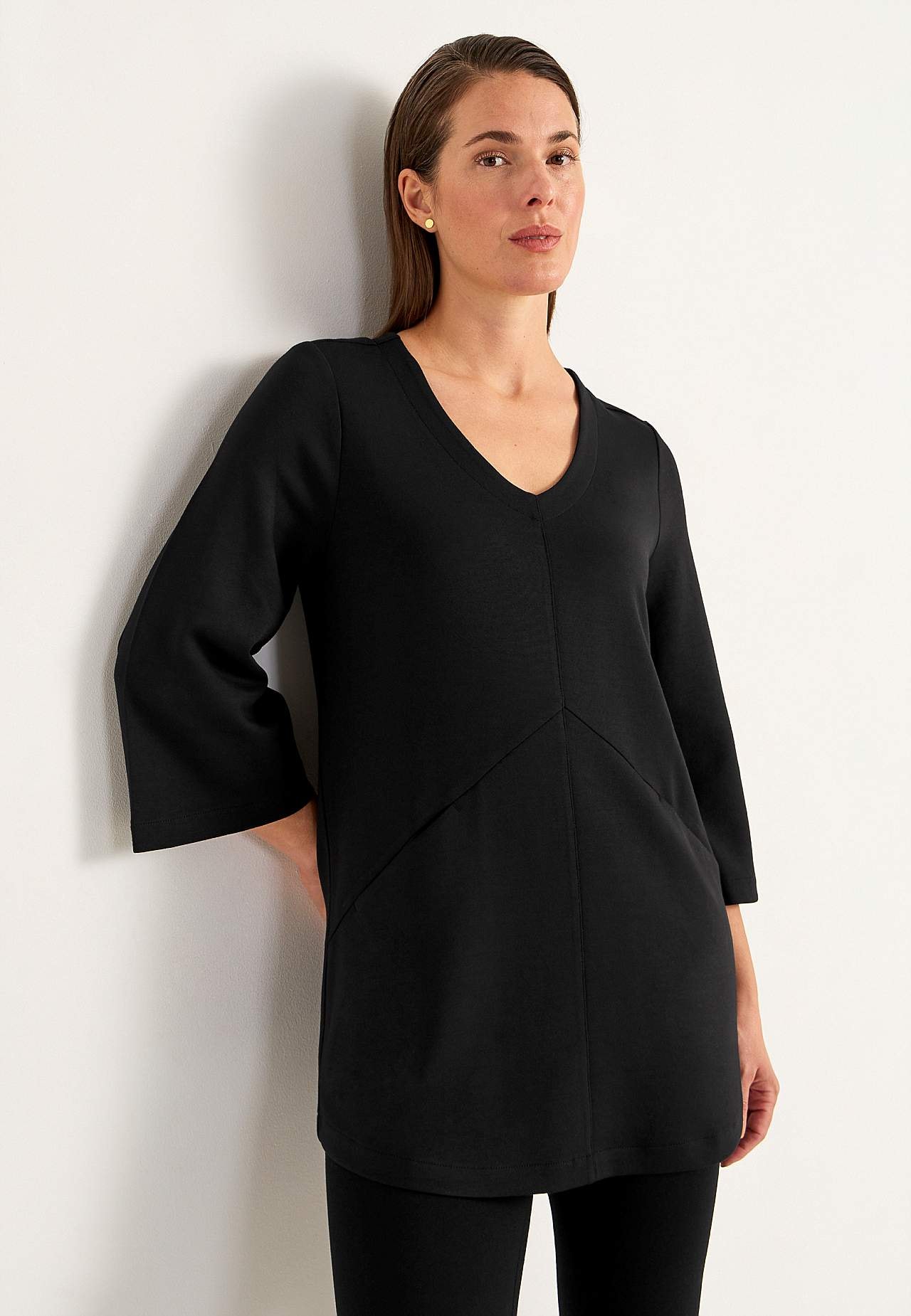 Super zachte jersey tuniek met zakken