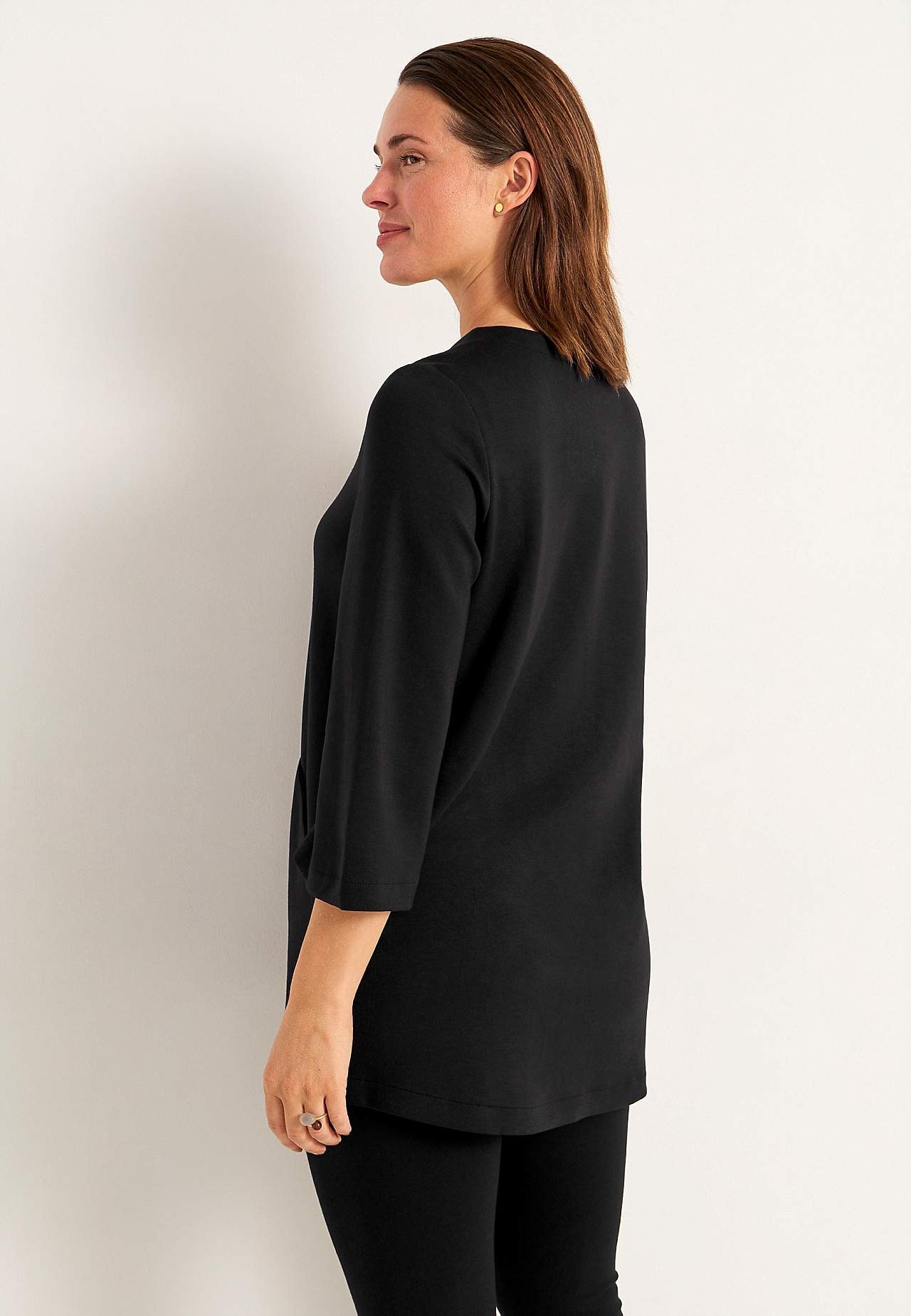 Super zachte jersey tuniek met zakken