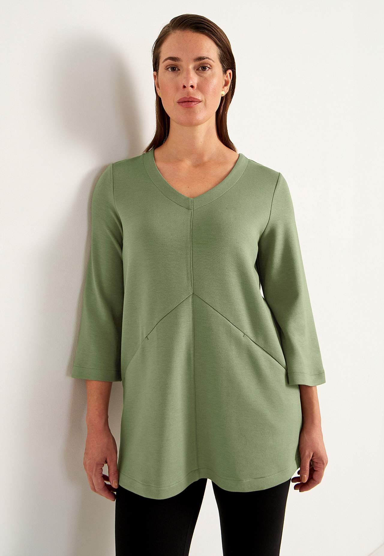 Super zachte jersey tuniek met zakken