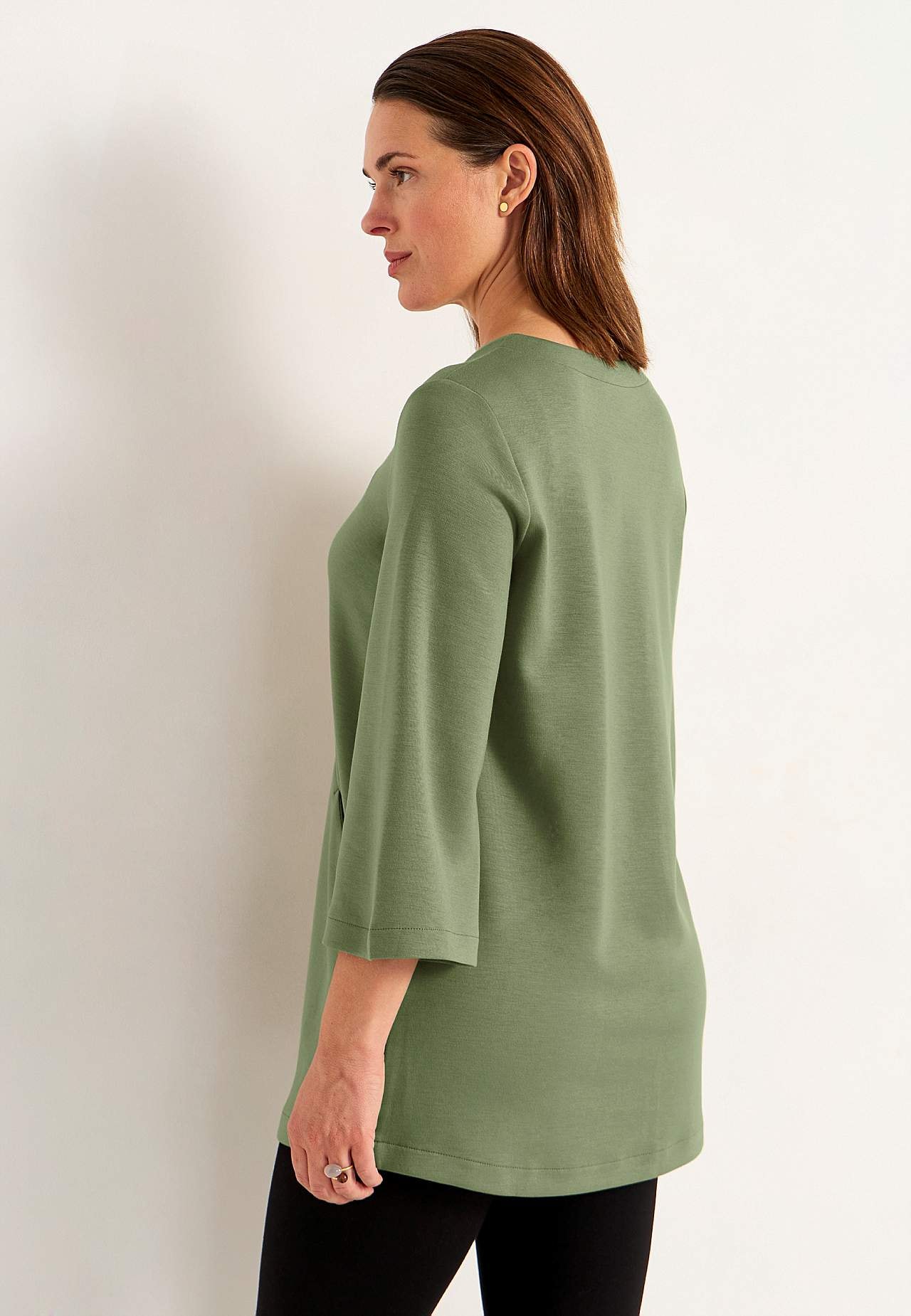 Super zachte jersey tuniek met zakken