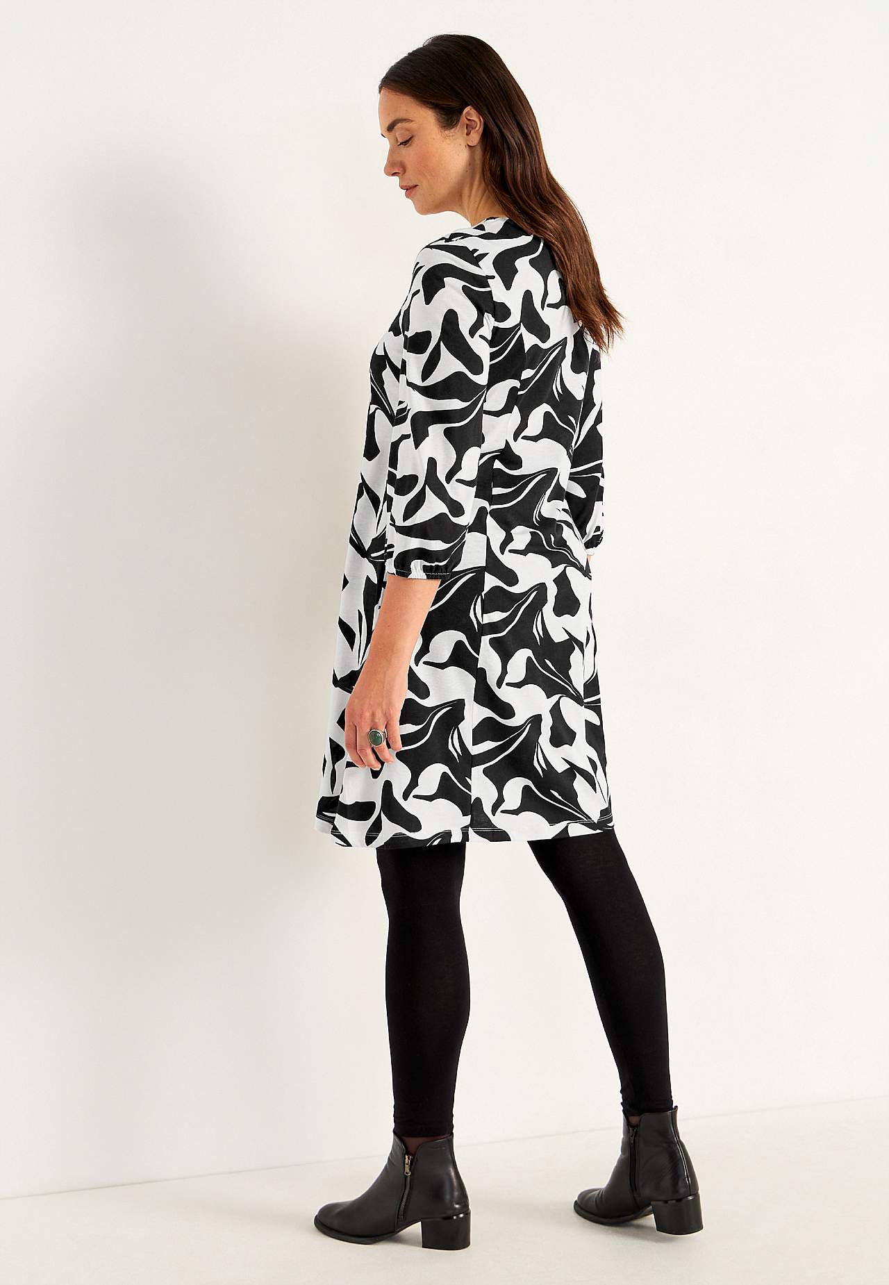 Jerseyjurk met prinsessensnit