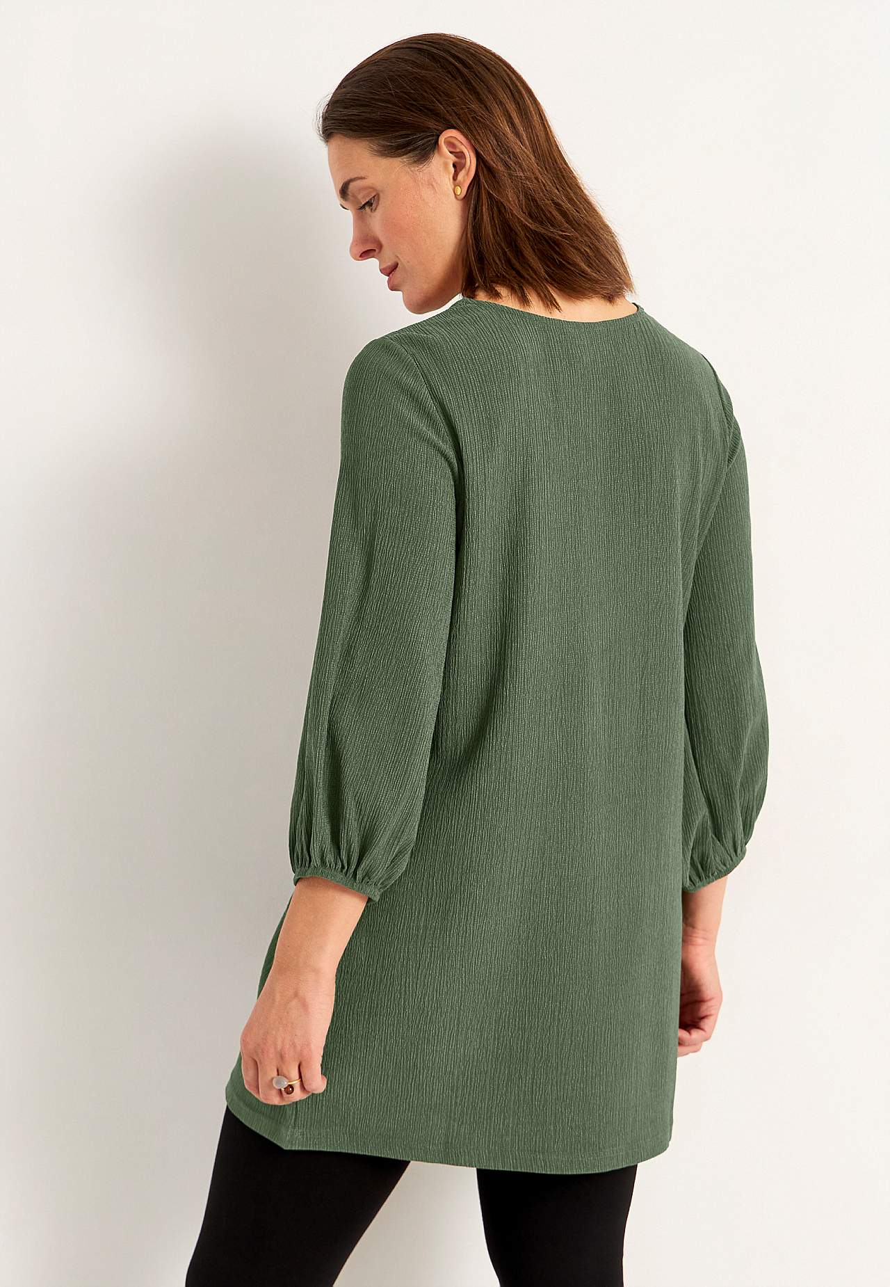 Jersey tuniek met structuur
