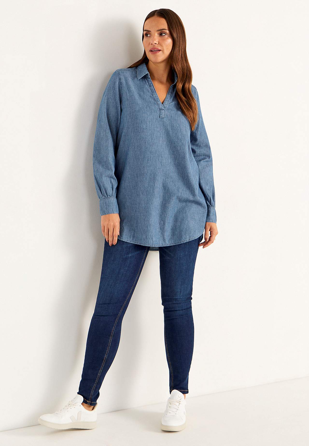 Tuniek van denim