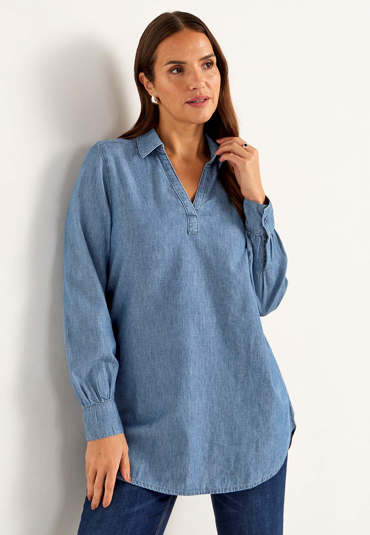 Tuniek van denim