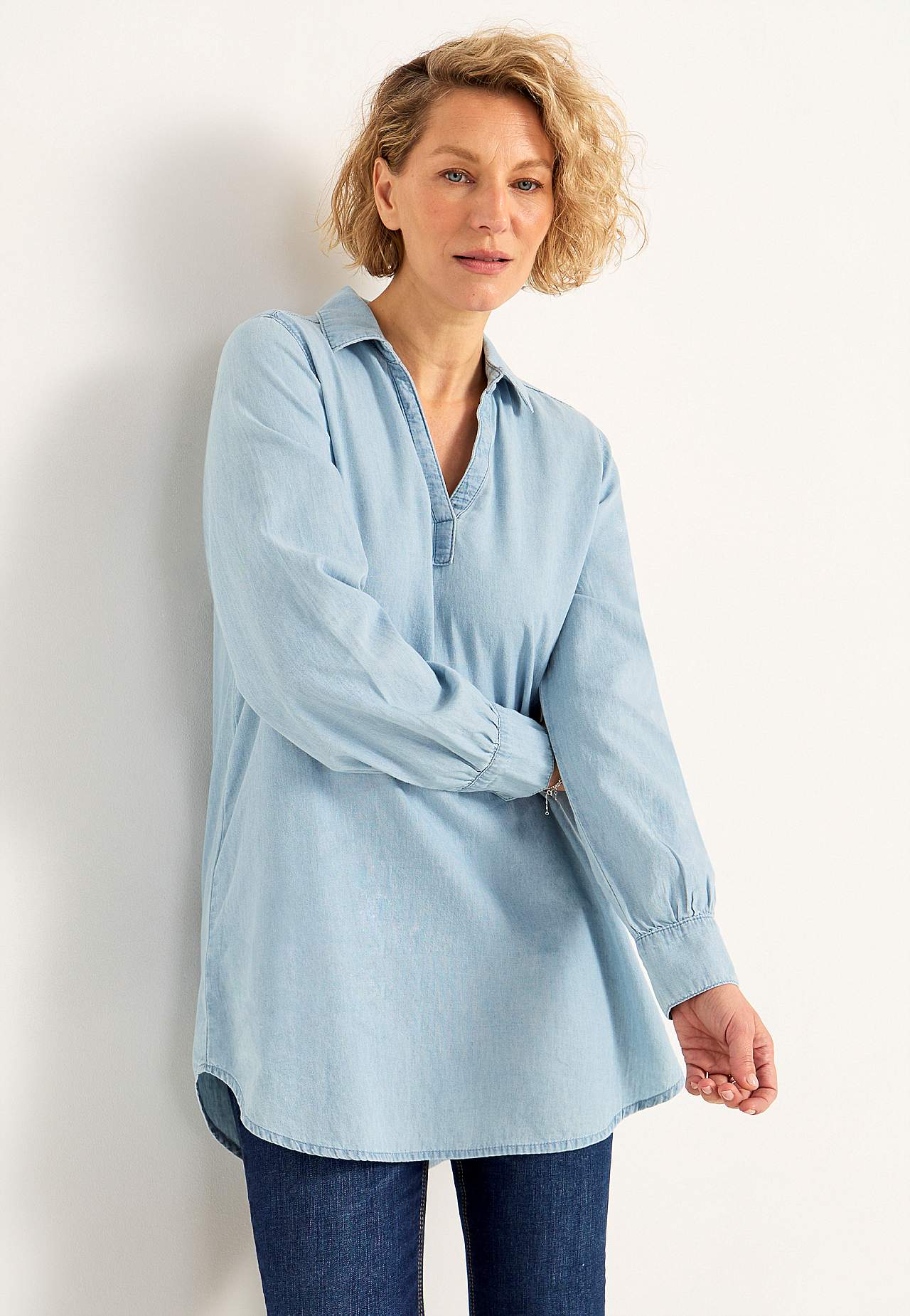 Tuniek van denim