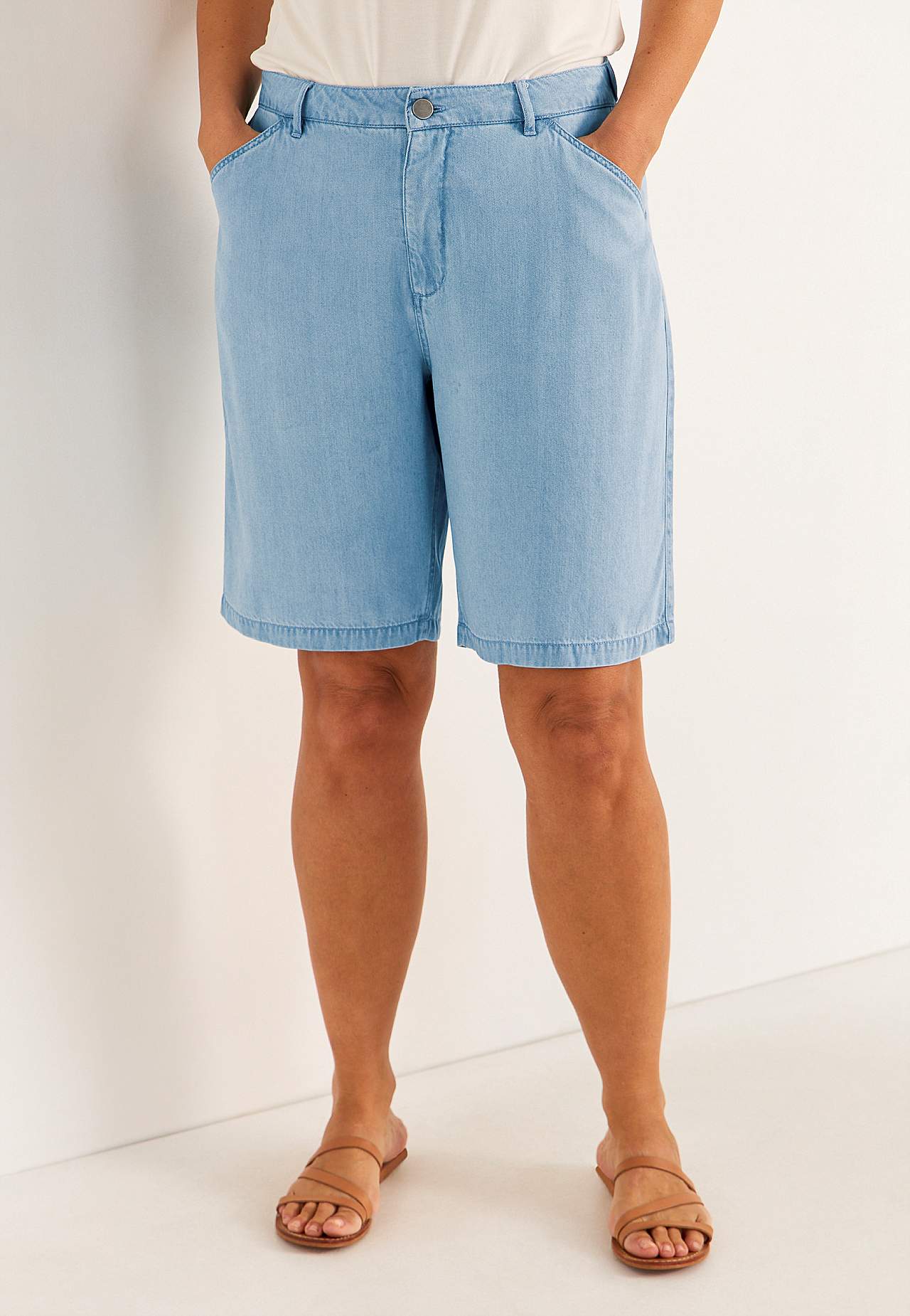 Ultra-zachte Premium denim shorts