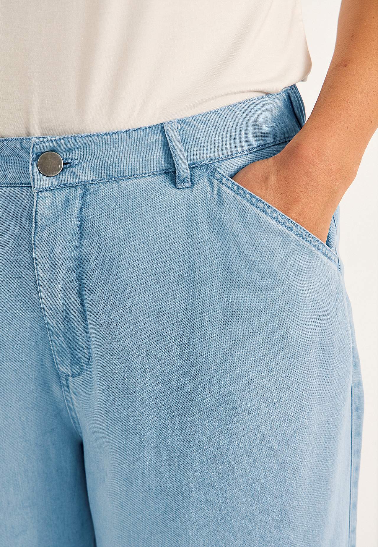 Ultra-zachte Premium denim shorts