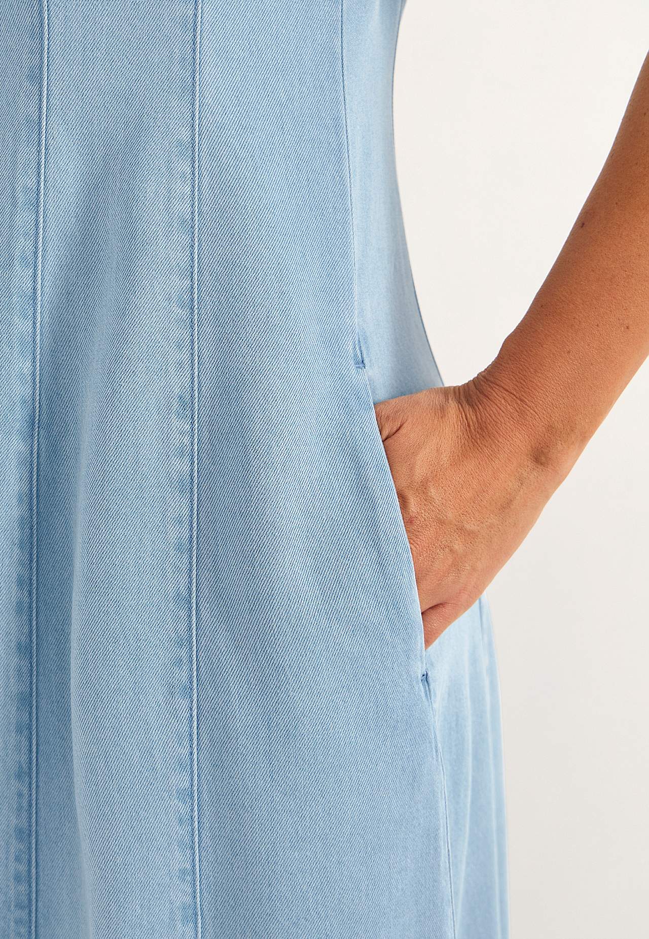 Ultra-zachte Premium denim jurk