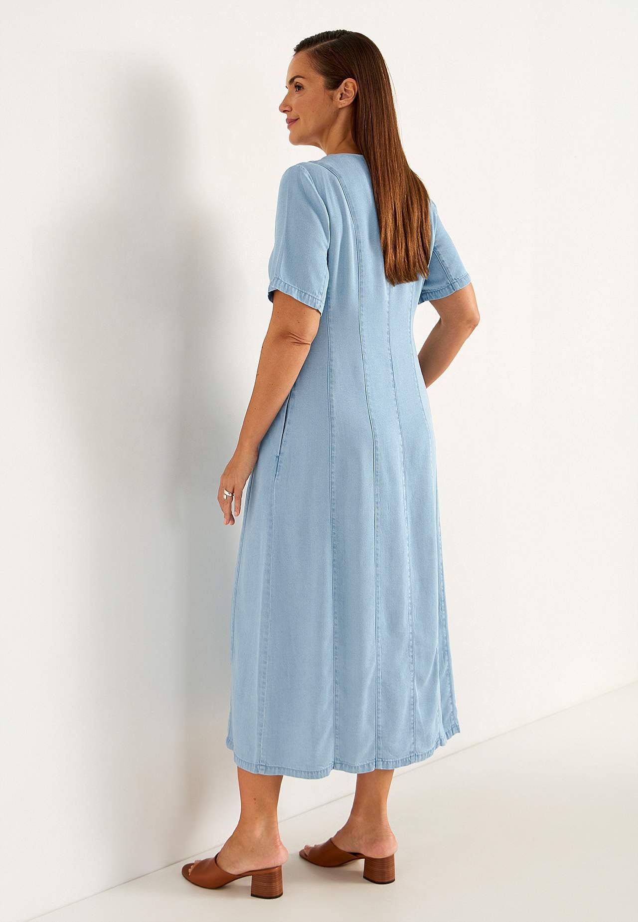 Ultra-zachte Premium denim jurk