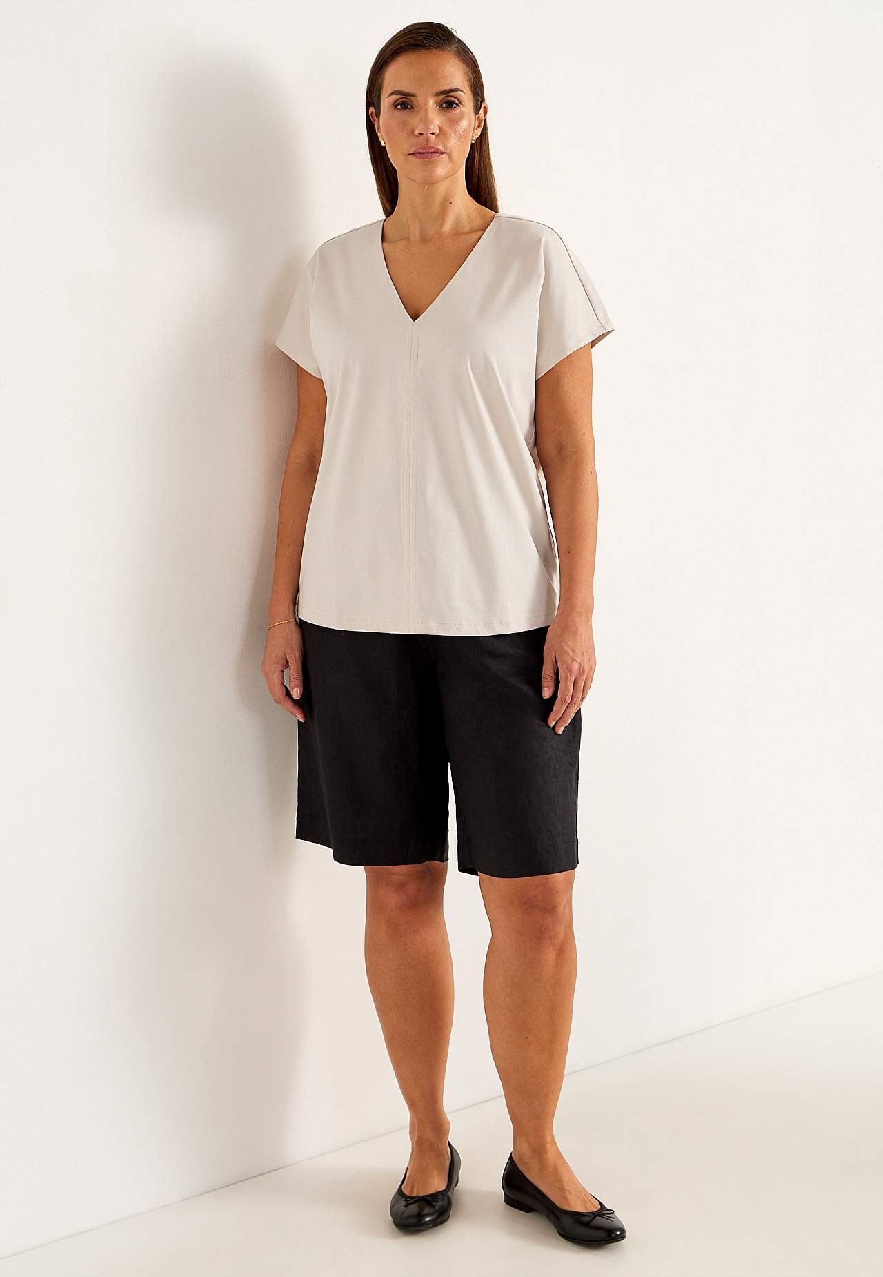 Elastisch Premium jersey-topje