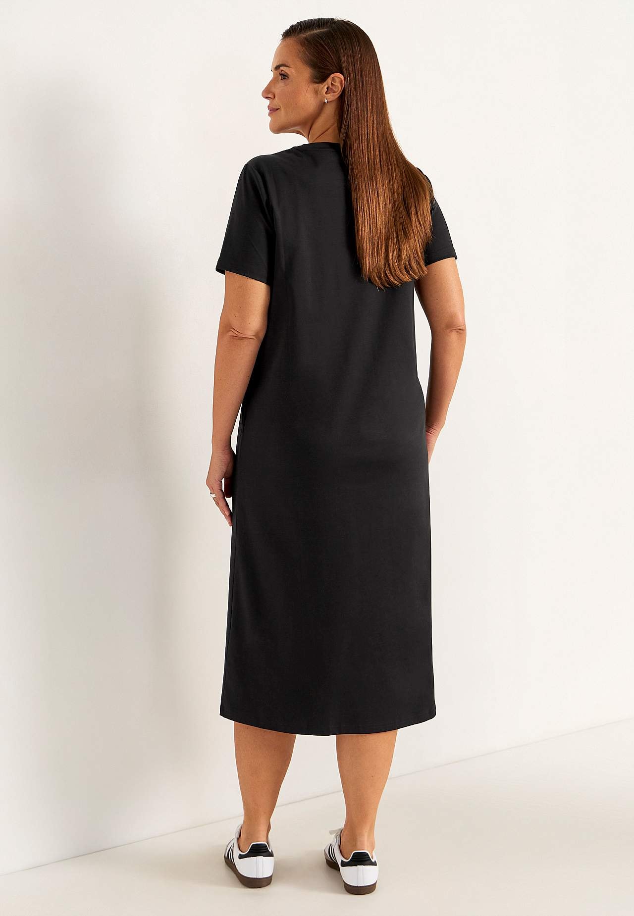 Elastische Premium jerseyjurk