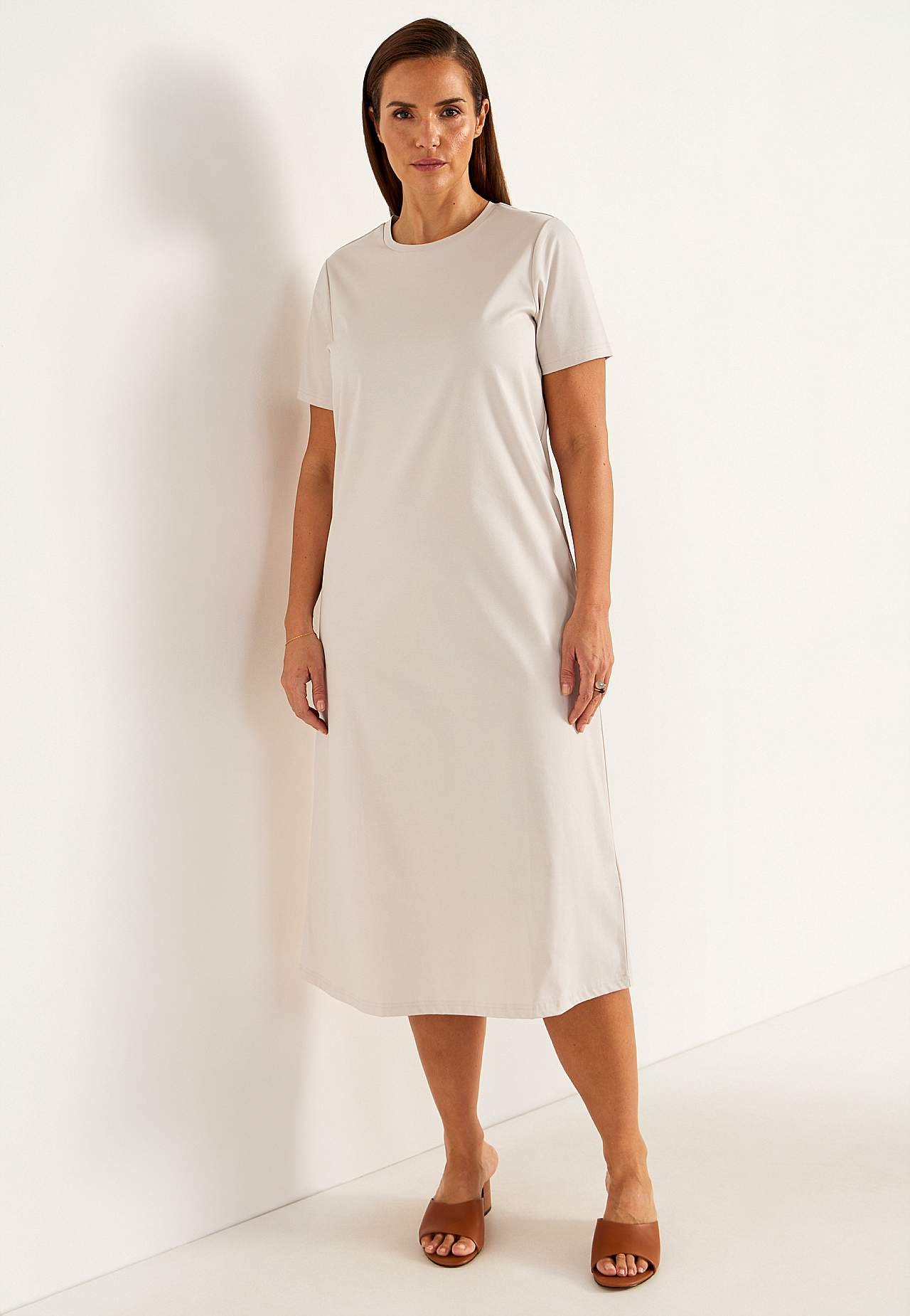 Elastische Premium jerseyjurk