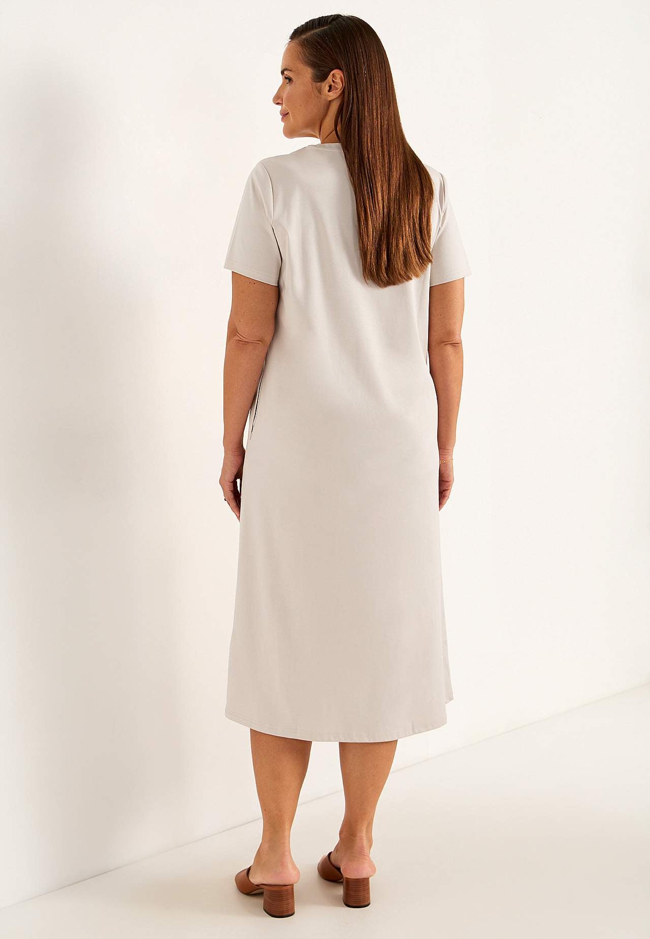 Elastische Premium jerseyjurk