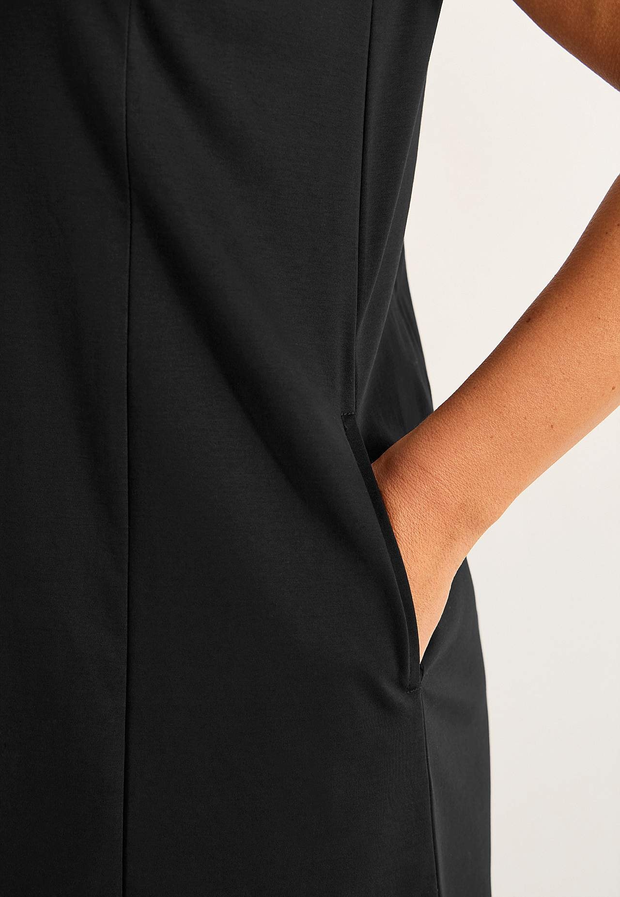 Mouwloze Premium jerseyjurk
