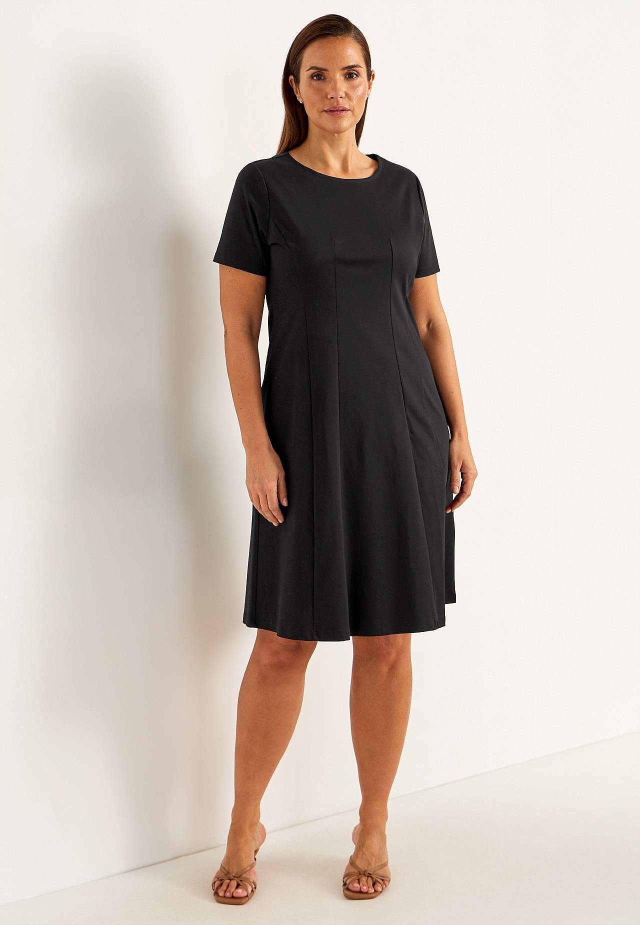 Elastische Premium jerseyjurk