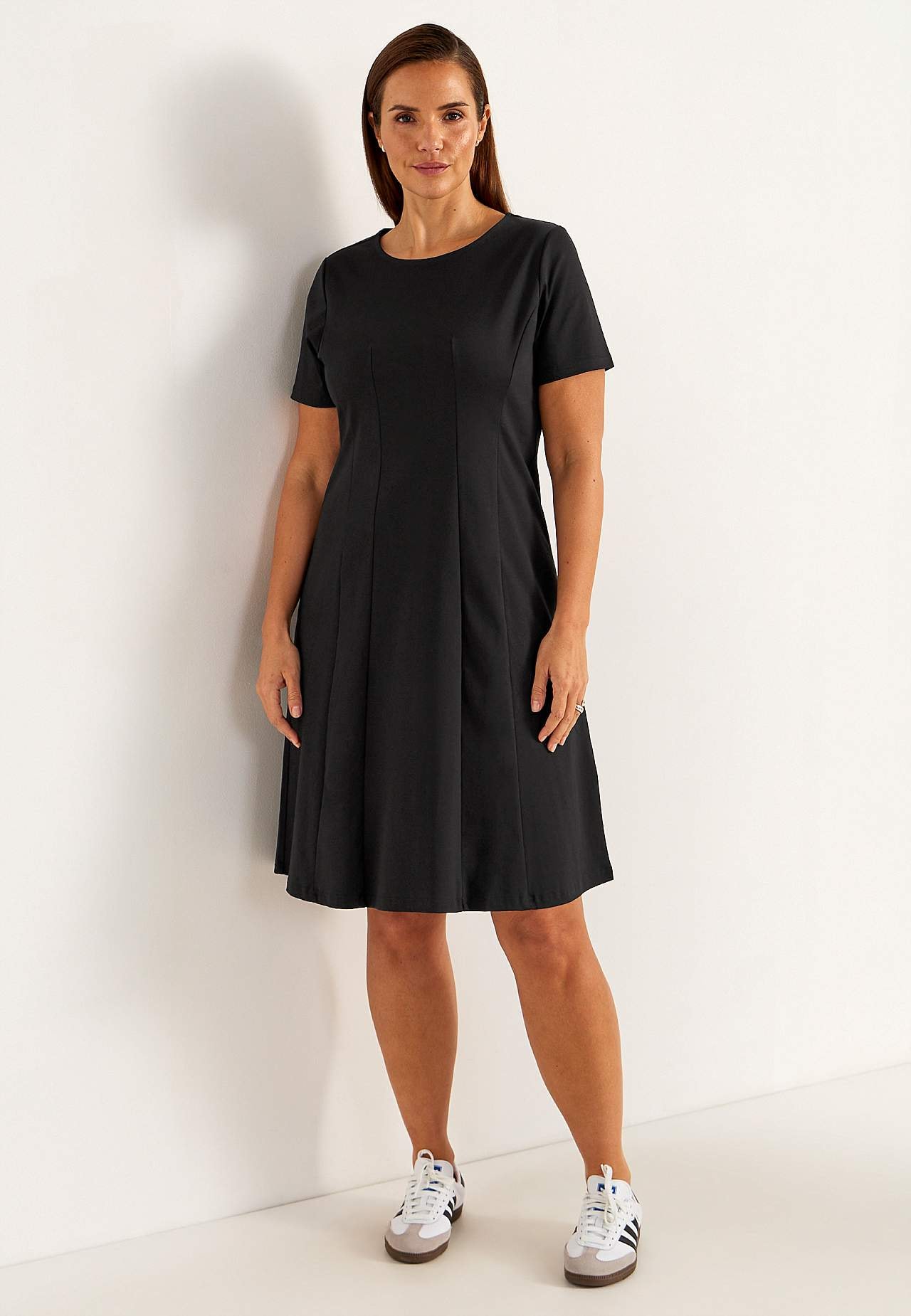 Elastische Premium jerseyjurk